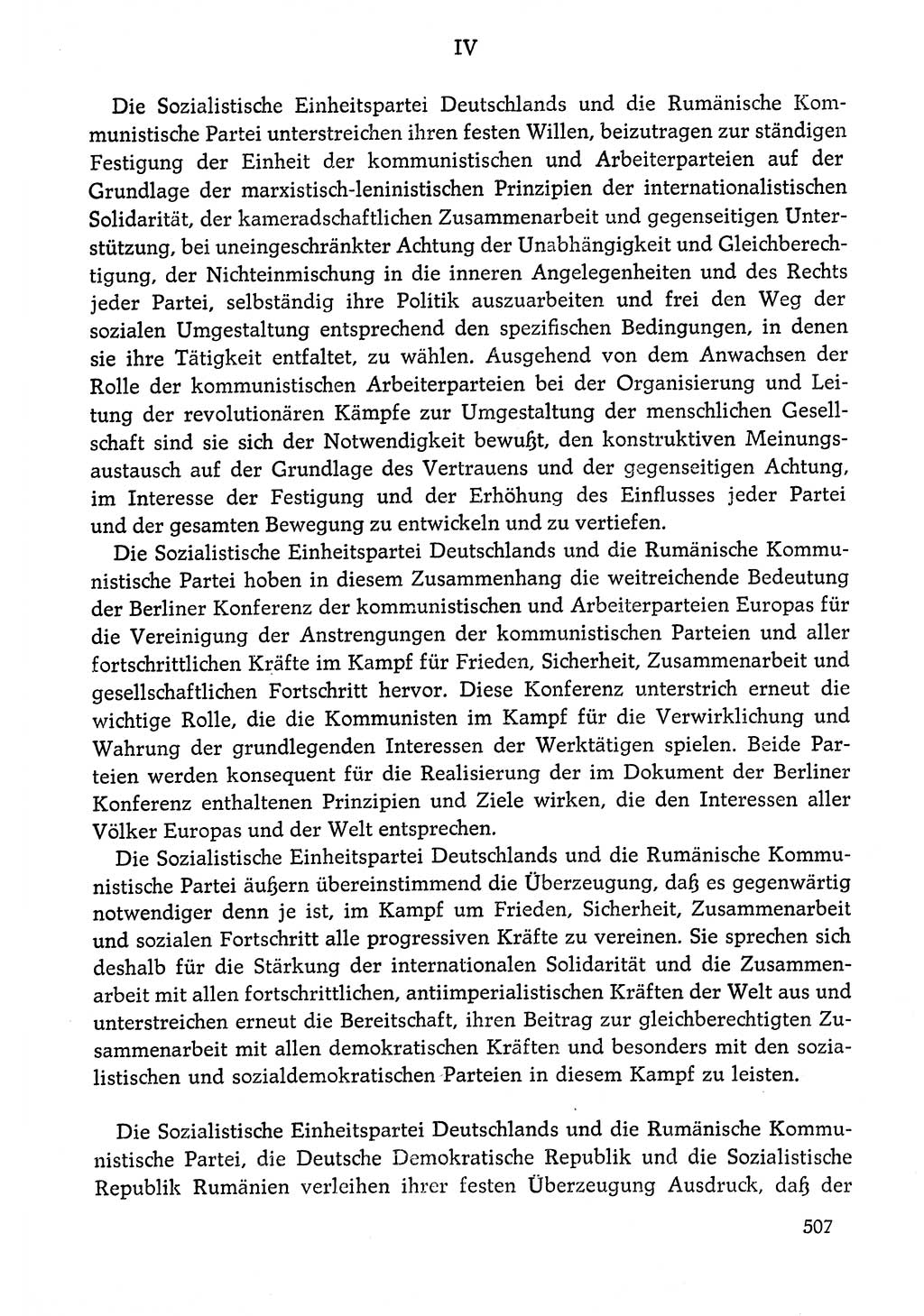Dokumente der Sozialistischen Einheitspartei Deutschlands (SED) [Deutsche Demokratische Republik (DDR)] 1976-1977, Seite 507 (Dok. SED DDR 1976-1977, S. 507)