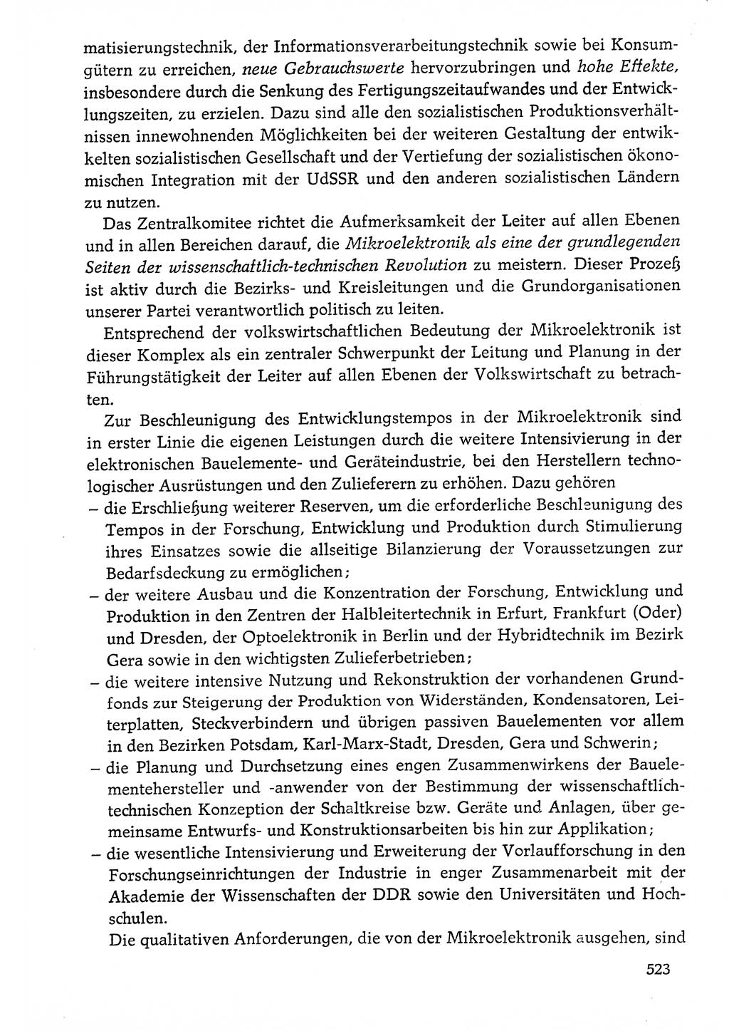 Dokumente der Sozialistischen Einheitspartei Deutschlands (SED) [Deutsche Demokratische Republik (DDR)] 1976-1977, Seite 523 (Dok. SED DDR 1976-1977, S. 523)
