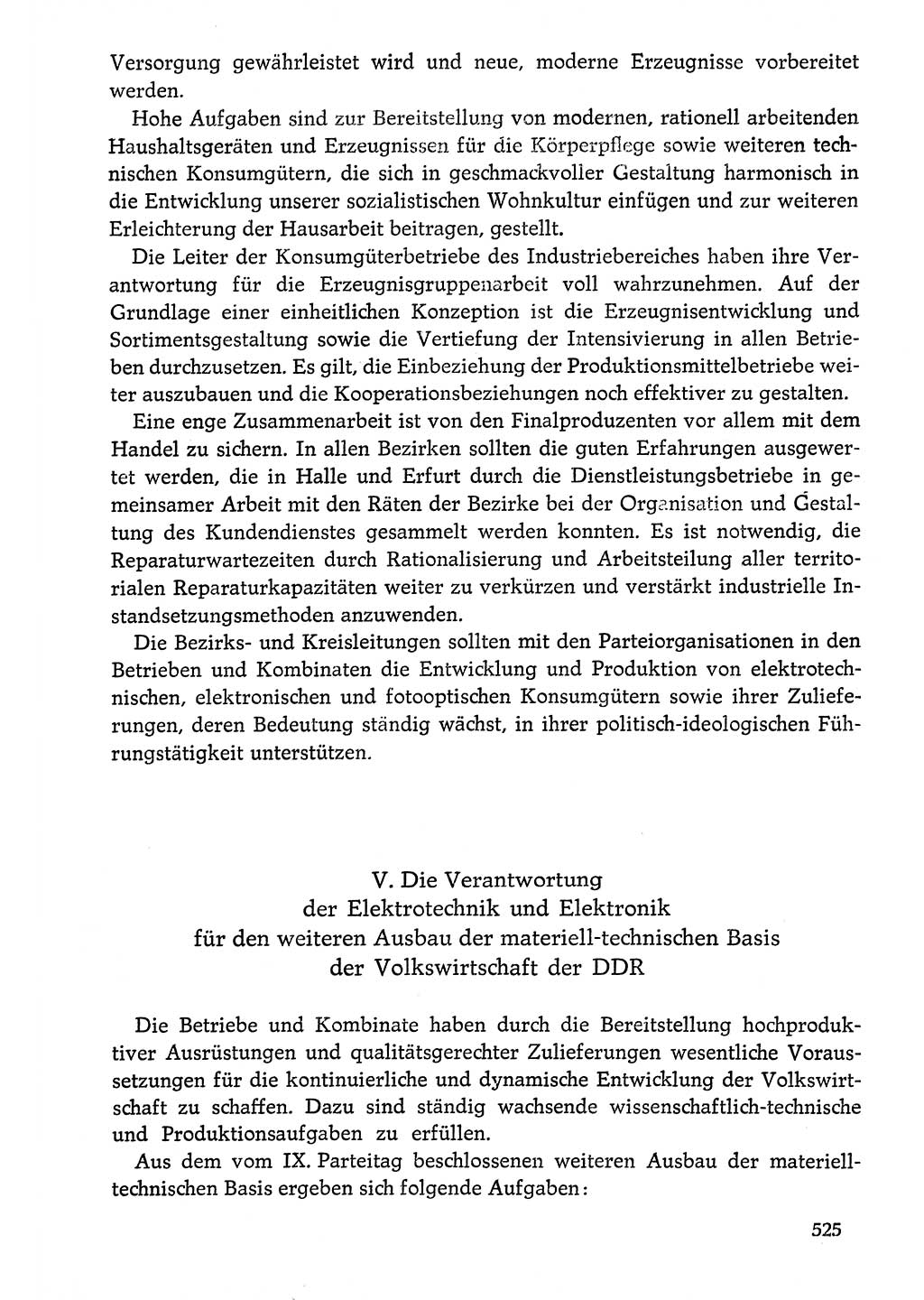 Dokumente der Sozialistischen Einheitspartei Deutschlands (SED) [Deutsche Demokratische Republik (DDR)] 1976-1977, Seite 525 (Dok. SED DDR 1976-1977, S. 525)