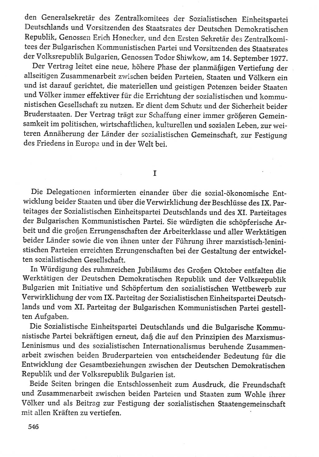 Dokumente der Sozialistischen Einheitspartei Deutschlands (SED) [Deutsche Demokratische Republik (DDR)] 1976-1977, Seite 546 (Dok. SED DDR 1976-1977, S. 546)