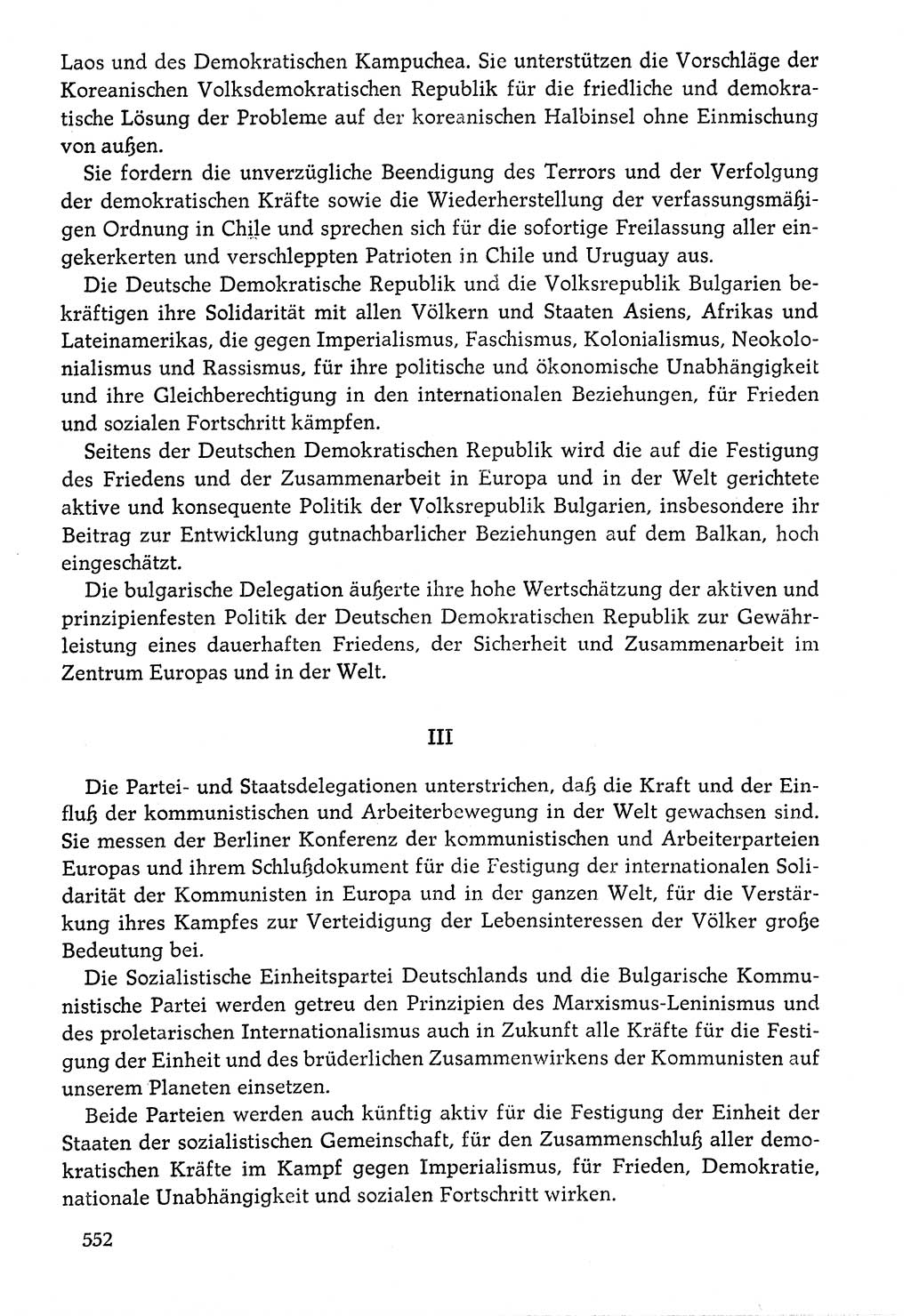 Dokumente der Sozialistischen Einheitspartei Deutschlands (SED) [Deutsche Demokratische Republik (DDR)] 1976-1977, Seite 552 (Dok. SED DDR 1976-1977, S. 552)