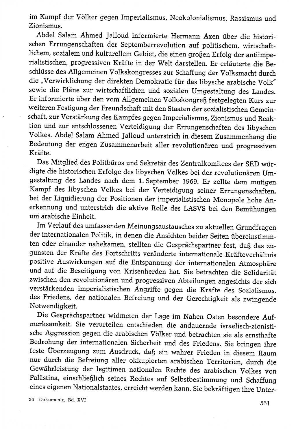 Dokumente der Sozialistischen Einheitspartei Deutschlands (SED) [Deutsche Demokratische Republik (DDR)] 1976-1977, Seite 561 (Dok. SED DDR 1976-1977, S. 561)