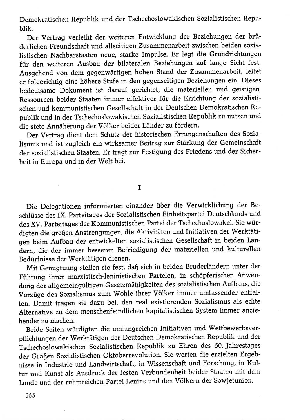 Dokumente der Sozialistischen Einheitspartei Deutschlands (SED) [Deutsche Demokratische Republik (DDR)] 1976-1977, Seite 566 (Dok. SED DDR 1976-1977, S. 566)