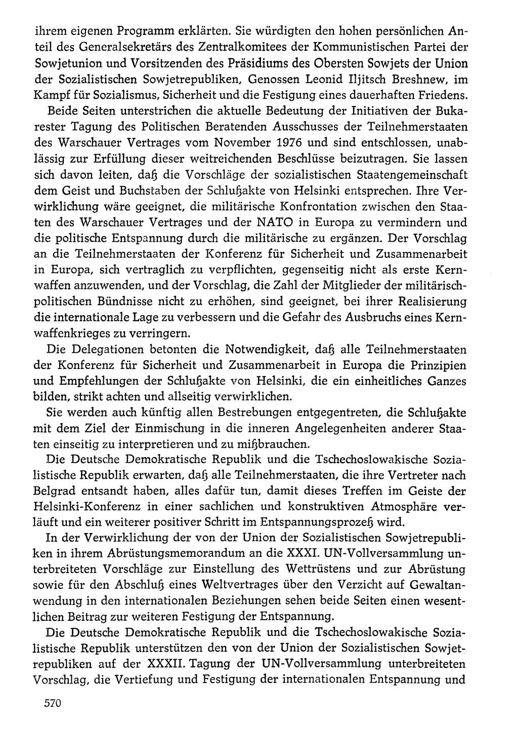Dokumente der Sozialistischen Einheitspartei Deutschlands (SED) [Deutsche Demokratische Republik (DDR)] 1976-1977, Seite 570 (Dok. SED DDR 1976-1977, S. 570)