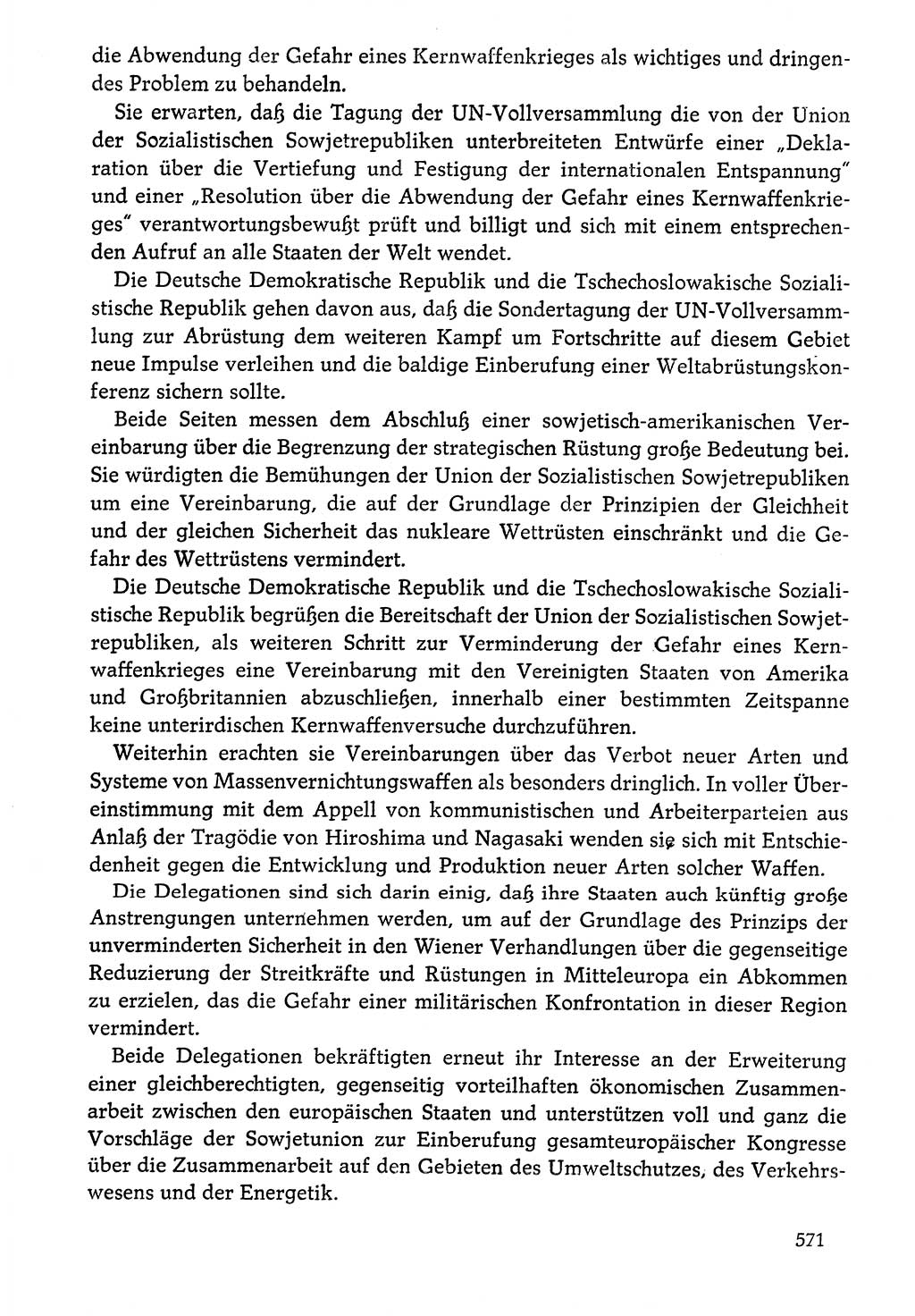 Dokumente der Sozialistischen Einheitspartei Deutschlands (SED) [Deutsche Demokratische Republik (DDR)] 1976-1977, Seite 571 (Dok. SED DDR 1976-1977, S. 571)