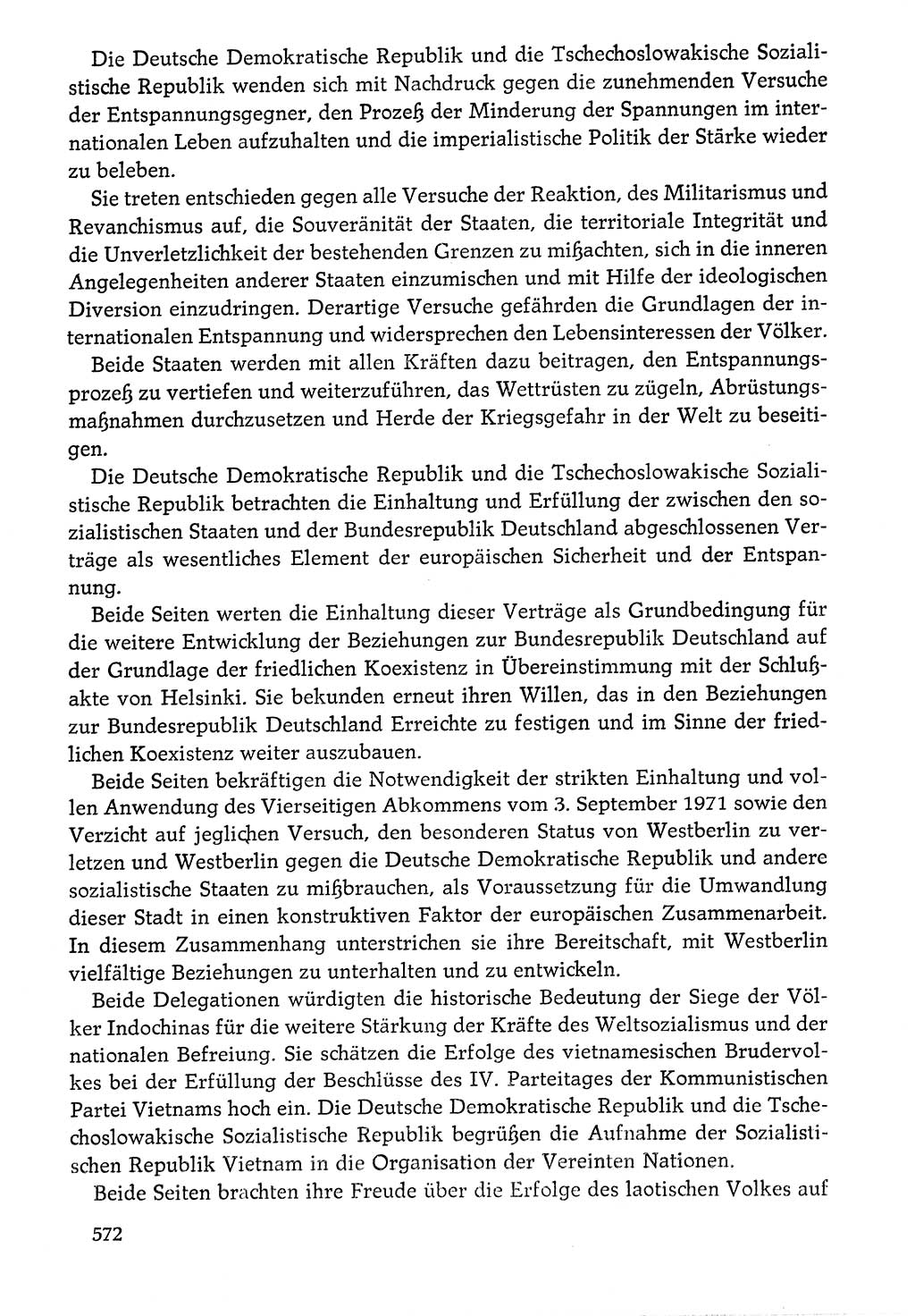 Dokumente der Sozialistischen Einheitspartei Deutschlands (SED) [Deutsche Demokratische Republik (DDR)] 1976-1977, Seite 572 (Dok. SED DDR 1976-1977, S. 572)