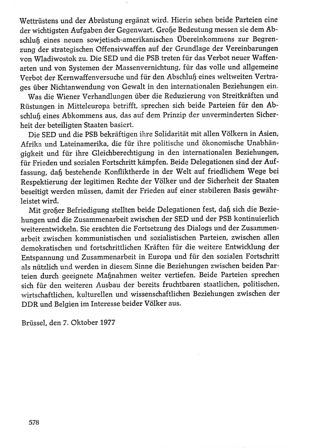 Dokumente der Sozialistischen Einheitspartei Deutschlands (SED) [Deutsche Demokratische Republik (DDR)] 1976-1977, Seite 578 (Dok. SED DDR 1976-1977, S. 578)