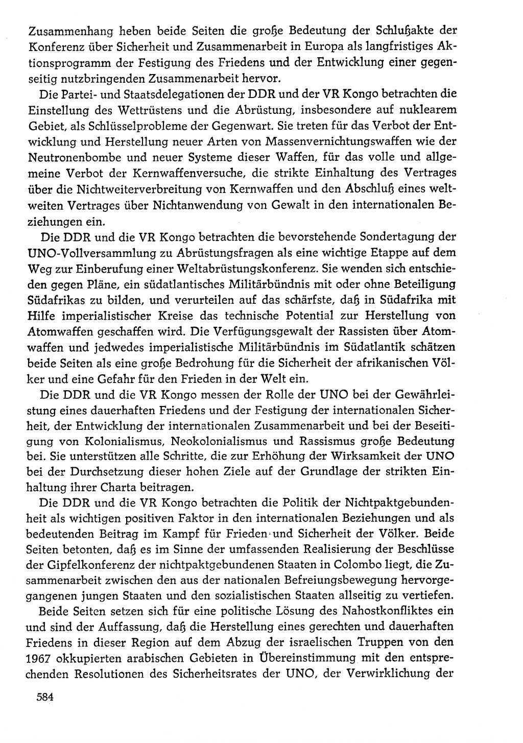 Dokumente der Sozialistischen Einheitspartei Deutschlands (SED) [Deutsche Demokratische Republik (DDR)] 1976-1977, Seite 584 (Dok. SED DDR 1976-1977, S. 584)