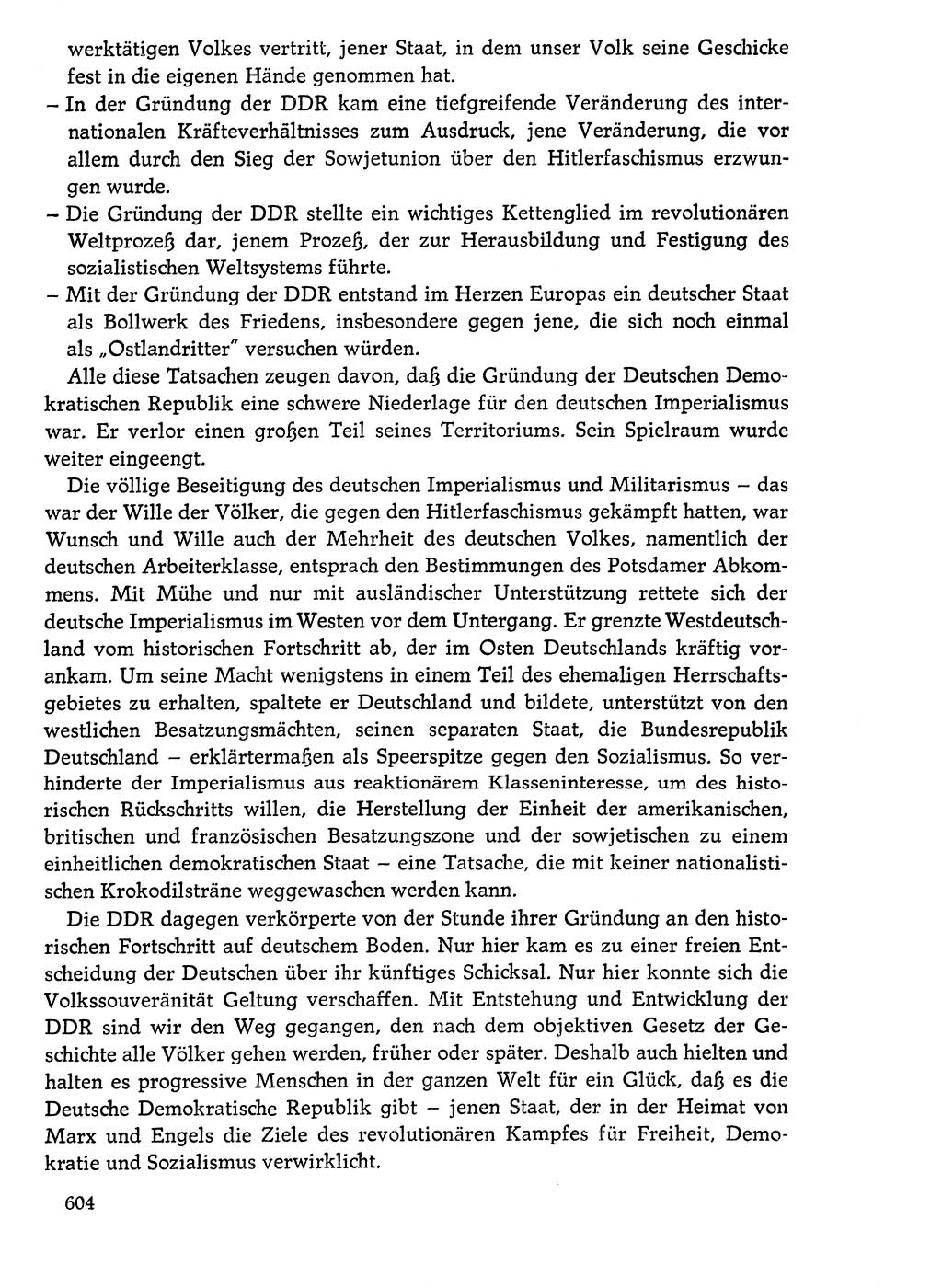 Dokumente der Sozialistischen Einheitspartei Deutschlands (SED) [Deutsche Demokratische Republik (DDR)] 1976-1977, Seite 604 (Dok. SED DDR 1976-1977, S. 604)