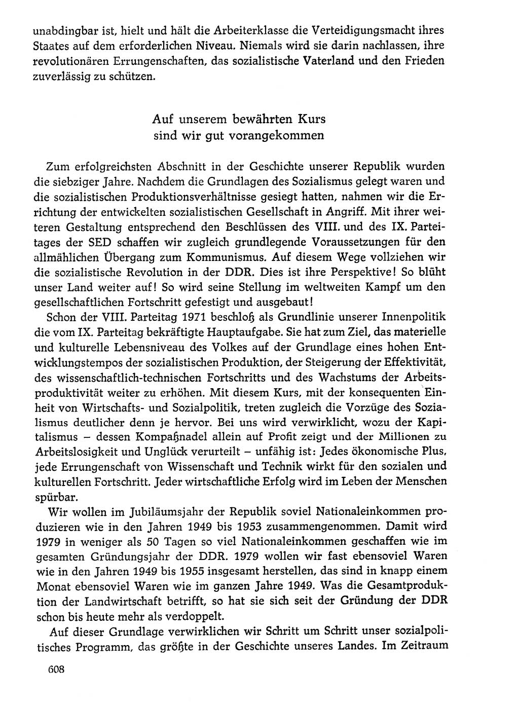 Dokumente der Sozialistischen Einheitspartei Deutschlands (SED) [Deutsche Demokratische Republik (DDR)] 1976-1977, Seite 608 (Dok. SED DDR 1976-1977, S. 608)