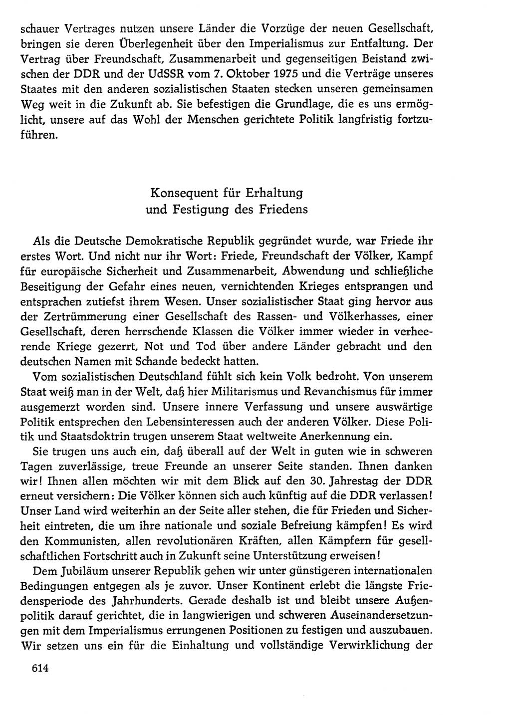 Dokumente der Sozialistischen Einheitspartei Deutschlands (SED) [Deutsche Demokratische Republik (DDR)] 1976-1977, Seite 614 (Dok. SED DDR 1976-1977, S. 614)