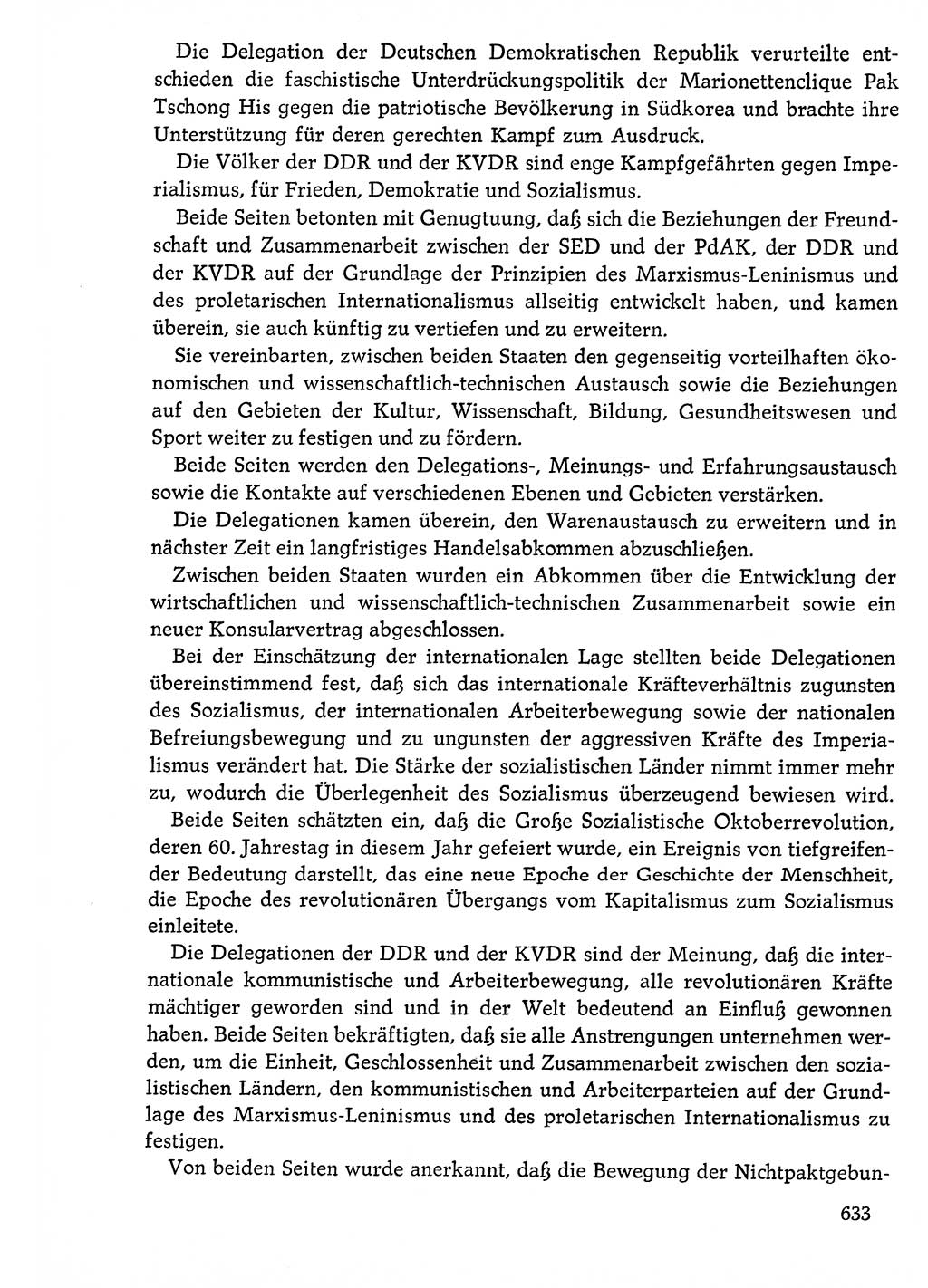 Dokumente der Sozialistischen Einheitspartei Deutschlands (SED) [Deutsche Demokratische Republik (DDR)] 1976-1977, Seite 633 (Dok. SED DDR 1976-1977, S. 633)