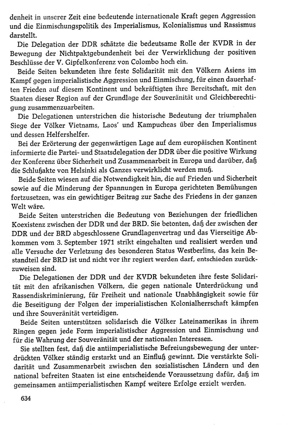 Dokumente der Sozialistischen Einheitspartei Deutschlands (SED) [Deutsche Demokratische Republik (DDR)] 1976-1977, Seite 634 (Dok. SED DDR 1976-1977, S. 634)