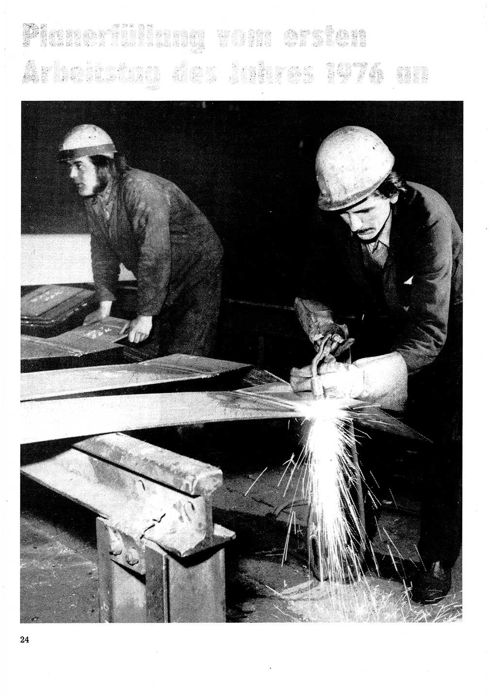 Neuer Weg (NW), Organ des Zentralkomitees (ZK) der SED (Sozialistische Einheitspartei Deutschlands) für Fragen des Parteilebens, 31. Jahrgang [Deutsche Demokratische Republik (DDR)] 1976, Seite 24 (NW ZK SED DDR 1976, S. 24)