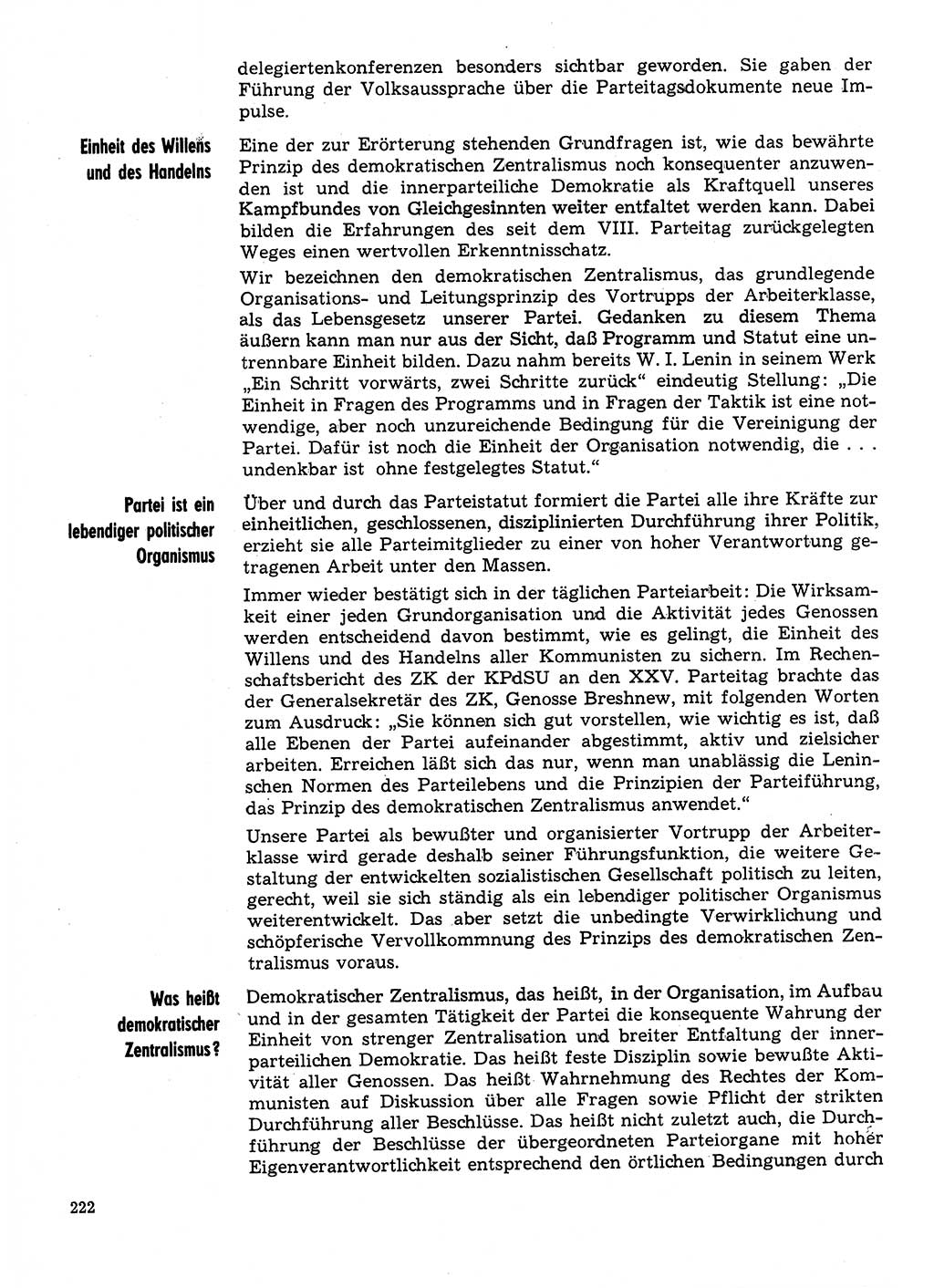 Neuer Weg (NW), Organ des Zentralkomitees (ZK) der SED (Sozialistische Einheitspartei Deutschlands) für Fragen des Parteilebens, 31. Jahrgang [Deutsche Demokratische Republik (DDR)] 1976, Seite 222 (NW ZK SED DDR 1976, S. 222)