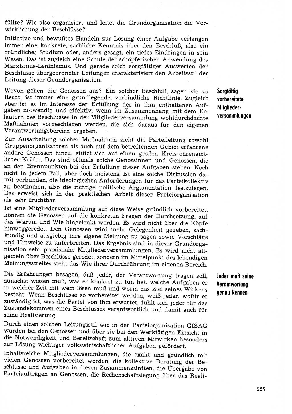 Neuer Weg (NW), Organ des Zentralkomitees (ZK) der SED (Sozialistische Einheitspartei Deutschlands) für Fragen des Parteilebens, 31. Jahrgang [Deutsche Demokratische Republik (DDR)] 1976, Seite 225 (NW ZK SED DDR 1976, S. 225)