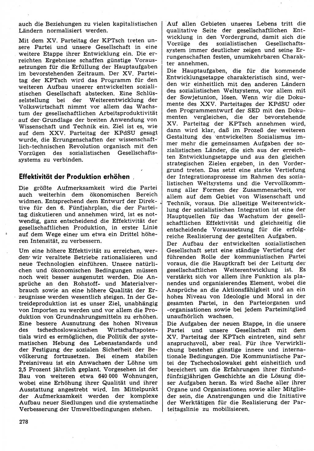 Neuer Weg (NW), Organ des Zentralkomitees (ZK) der SED (Sozialistische Einheitspartei Deutschlands) für Fragen des Parteilebens, 31. Jahrgang [Deutsche Demokratische Republik (DDR)] 1976, Seite 278 (NW ZK SED DDR 1976, S. 278)