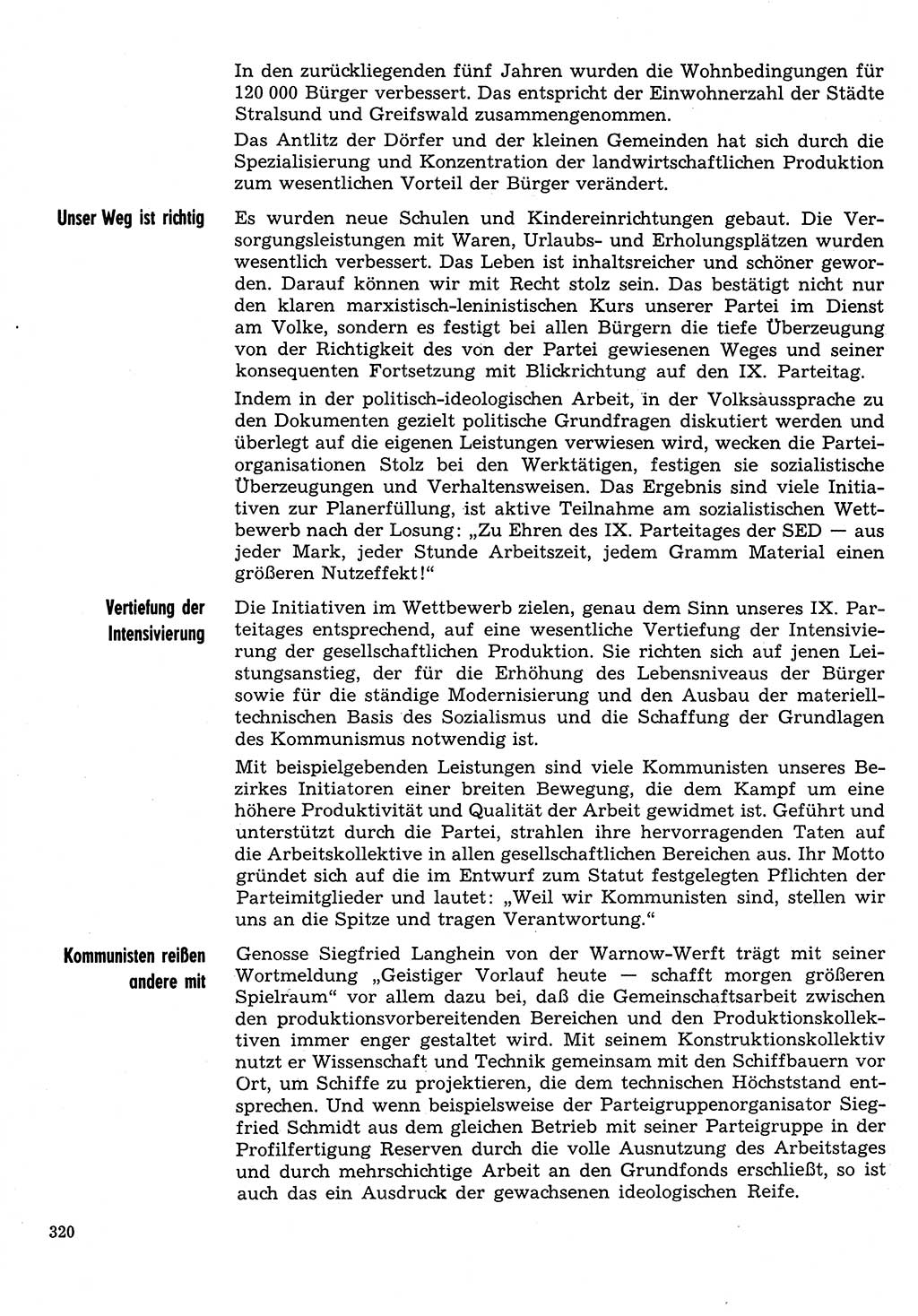 Neuer Weg (NW), Organ des Zentralkomitees (ZK) der SED (Sozialistische Einheitspartei Deutschlands) für Fragen des Parteilebens, 31. Jahrgang [Deutsche Demokratische Republik (DDR)] 1976, Seite 320 (NW ZK SED DDR 1976, S. 320)