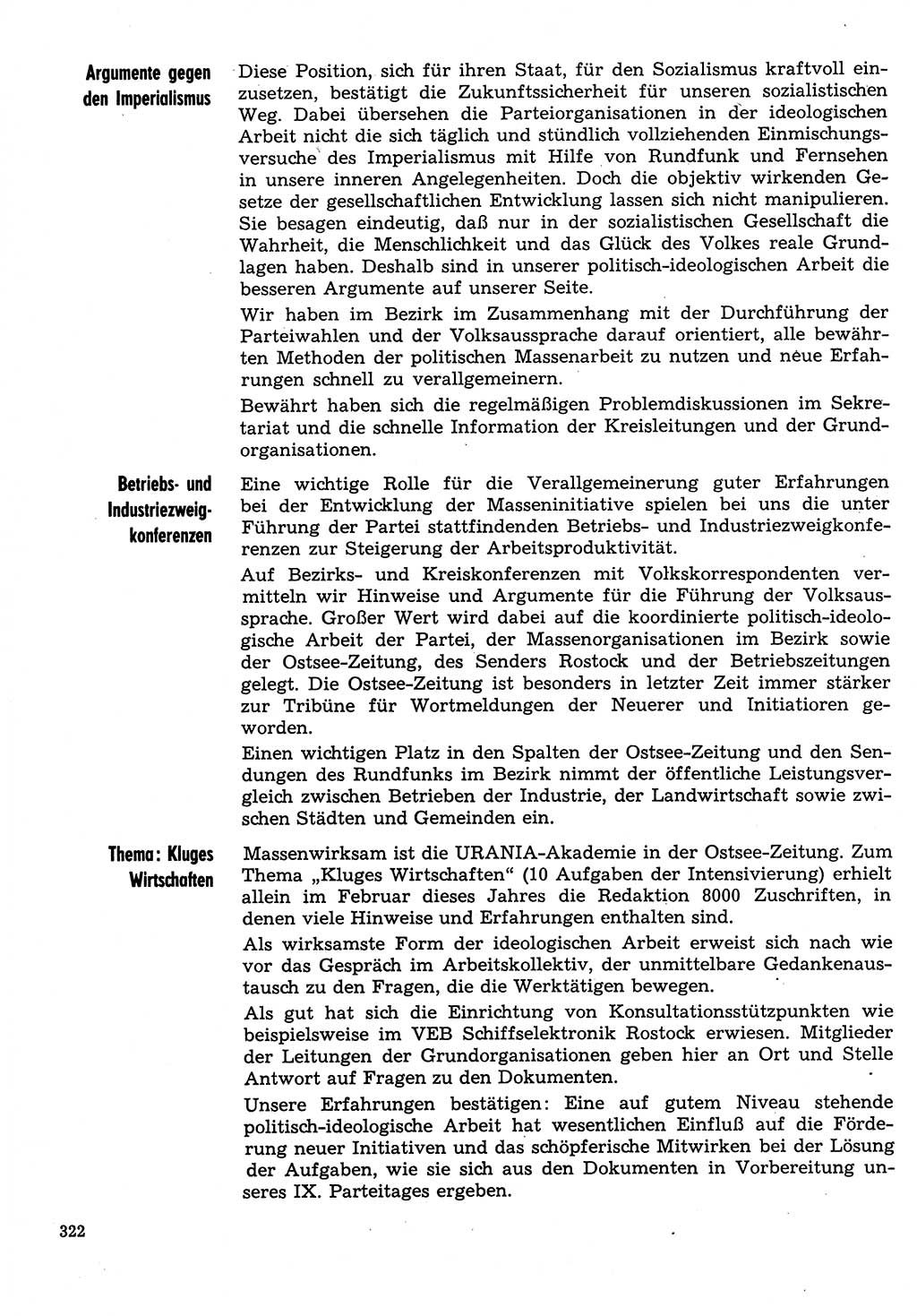 Neuer Weg (NW), Organ des Zentralkomitees (ZK) der SED (Sozialistische Einheitspartei Deutschlands) für Fragen des Parteilebens, 31. Jahrgang [Deutsche Demokratische Republik (DDR)] 1976, Seite 322 (NW ZK SED DDR 1976, S. 322)