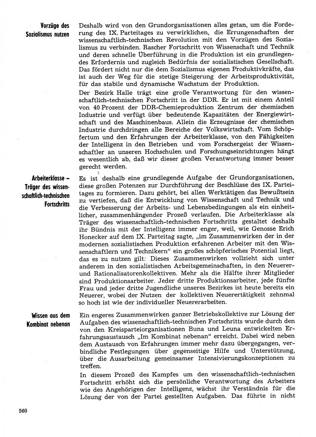 Neuer Weg (NW), Organ des Zentralkomitees (ZK) der SED (Sozialistische Einheitspartei Deutschlands) für Fragen des Parteilebens, 31. Jahrgang [Deutsche Demokratische Republik (DDR)] 1976, Seite 560 (NW ZK SED DDR 1976, S. 560)