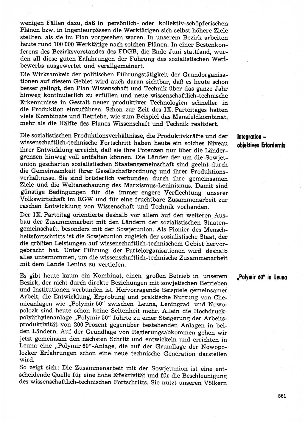 Neuer Weg (NW), Organ des Zentralkomitees (ZK) der SED (Sozialistische Einheitspartei Deutschlands) für Fragen des Parteilebens, 31. Jahrgang [Deutsche Demokratische Republik (DDR)] 1976, Seite 561 (NW ZK SED DDR 1976, S. 561)