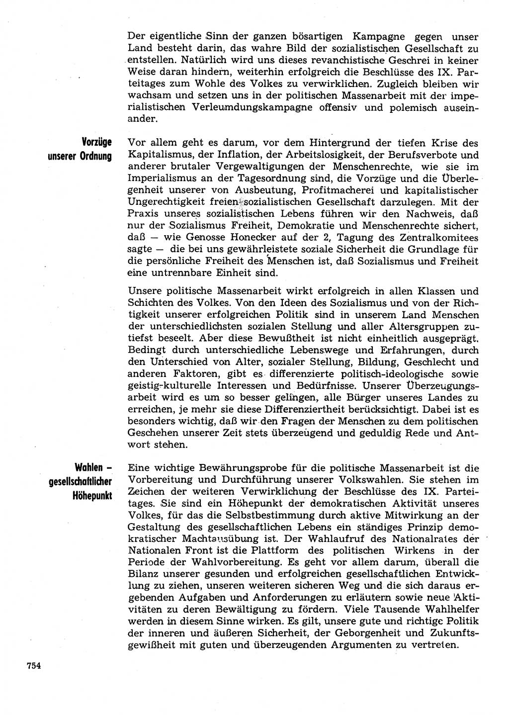 Neuer Weg (NW), Organ des Zentralkomitees (ZK) der SED (Sozialistische Einheitspartei Deutschlands) für Fragen des Parteilebens, 31. Jahrgang [Deutsche Demokratische Republik (DDR)] 1976, Seite 754 (NW ZK SED DDR 1976, S. 754)