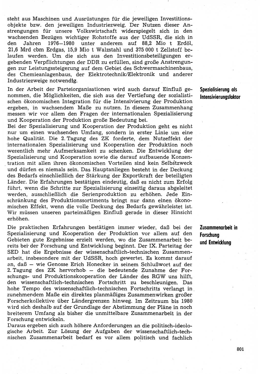 Neuer Weg (NW), Organ des Zentralkomitees (ZK) der SED (Sozialistische Einheitspartei Deutschlands) für Fragen des Parteilebens, 31. Jahrgang [Deutsche Demokratische Republik (DDR)] 1976, Seite 801 (NW ZK SED DDR 1976, S. 801)