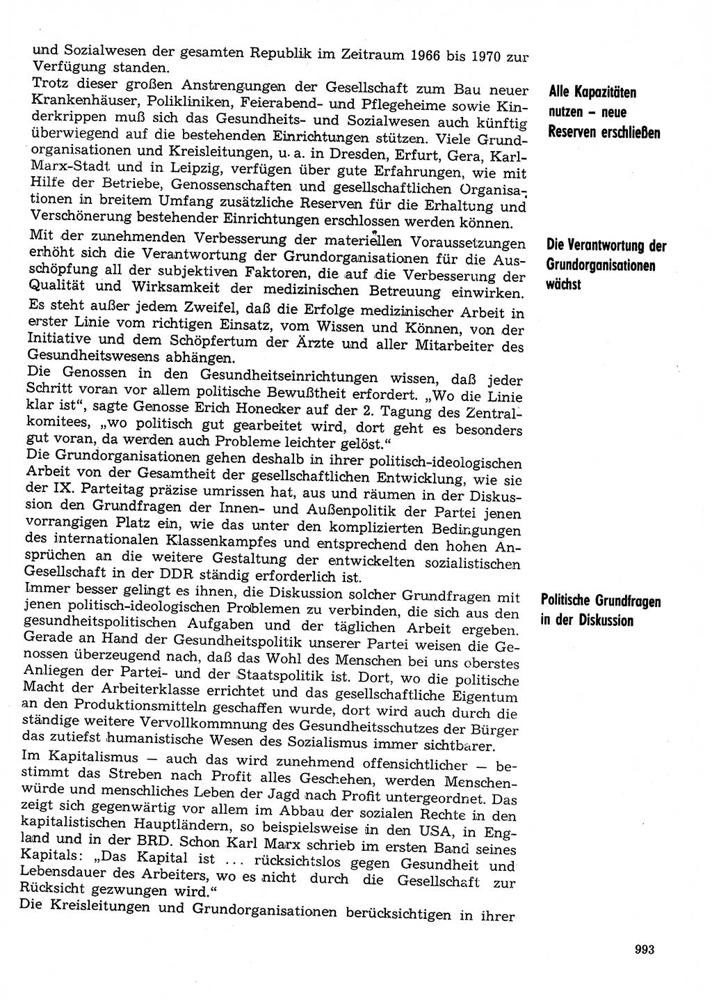 Neuer Weg (NW), Organ des Zentralkomitees (ZK) der SED (Sozialistische Einheitspartei Deutschlands) für Fragen des Parteilebens, 31. Jahrgang [Deutsche Demokratische Republik (DDR)] 1976, Seite 993 (NW ZK SED DDR 1976, S. 993)