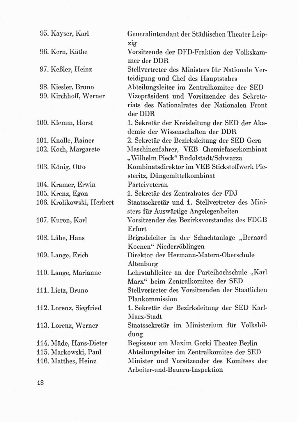 Protokoll der Verhandlungen des Ⅸ. Parteitages der Sozialistischen Einheitspartei Deutschlands (SED) [Deutsche Demokratische Republik (DDR)] 1976, Band 1, Seite 18 (Prot. Verh. Ⅸ. PT SED DDR 1976, Bd. 1, S. 18)