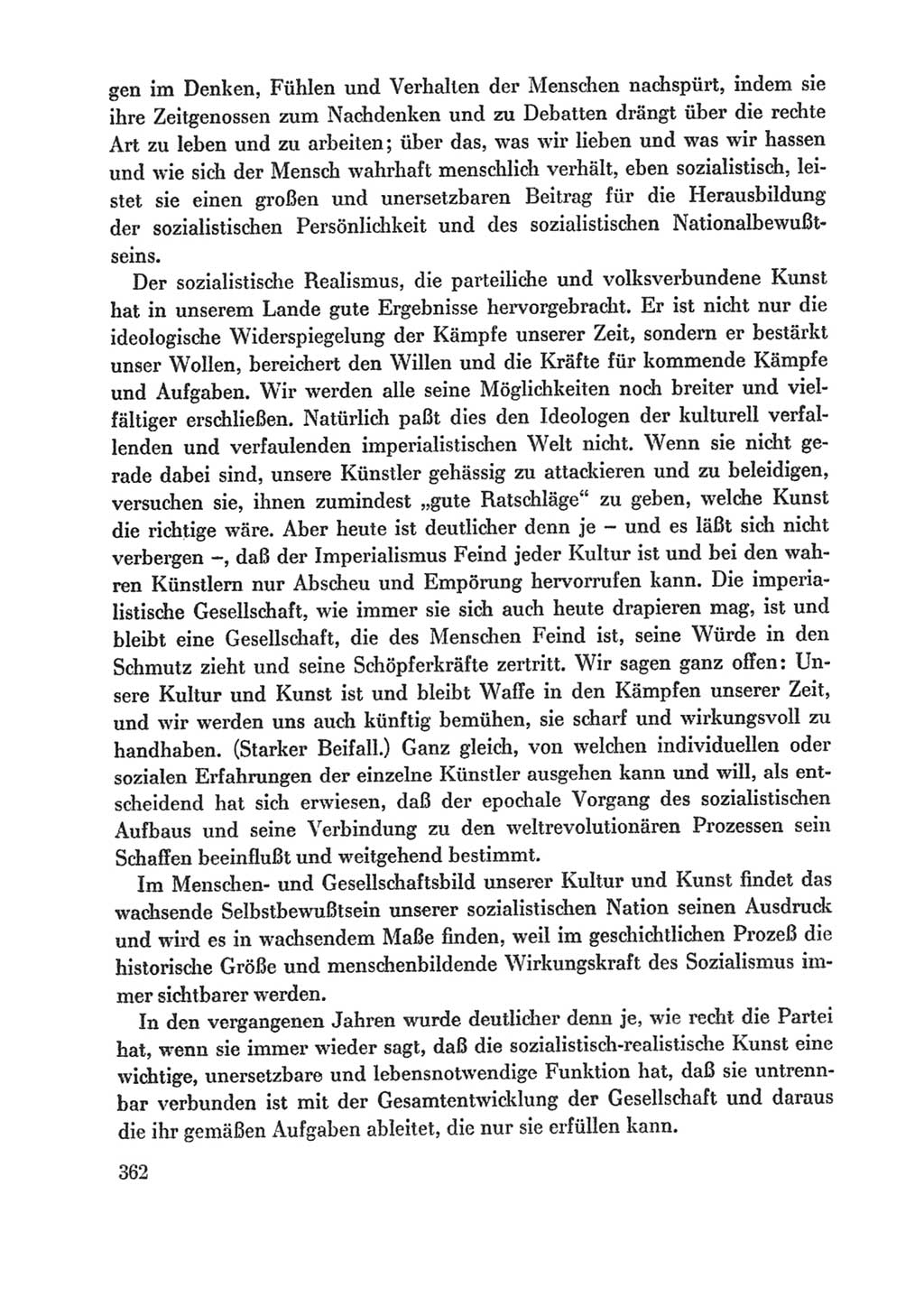 Protokoll der Verhandlungen des Ⅸ. Parteitages der Sozialistischen Einheitspartei Deutschlands (SED) [Deutsche Demokratische Republik (DDR)] 1976, Band 1, Seite 362 (Prot. Verh. Ⅸ. PT SED DDR 1976, Bd. 1, S. 362)