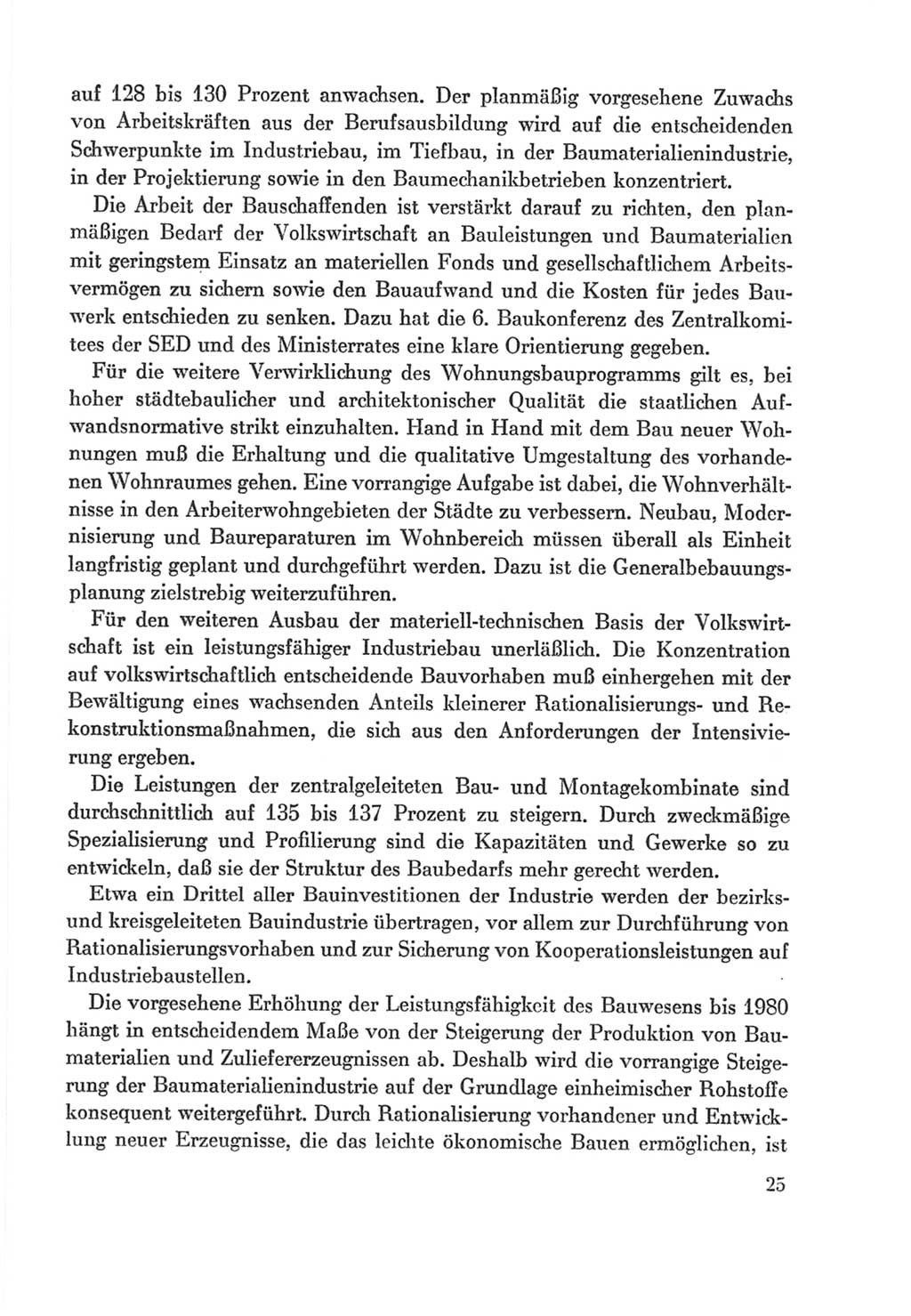 Protokoll der Verhandlungen des Ⅸ. Parteitages der Sozialistischen Einheitspartei Deutschlands (SED) [Deutsche Demokratische Republik (DDR)] 1976, Band 2, Seite 25 (Prot. Verh. Ⅸ. PT SED DDR 1976, Bd. 2, S. 25)