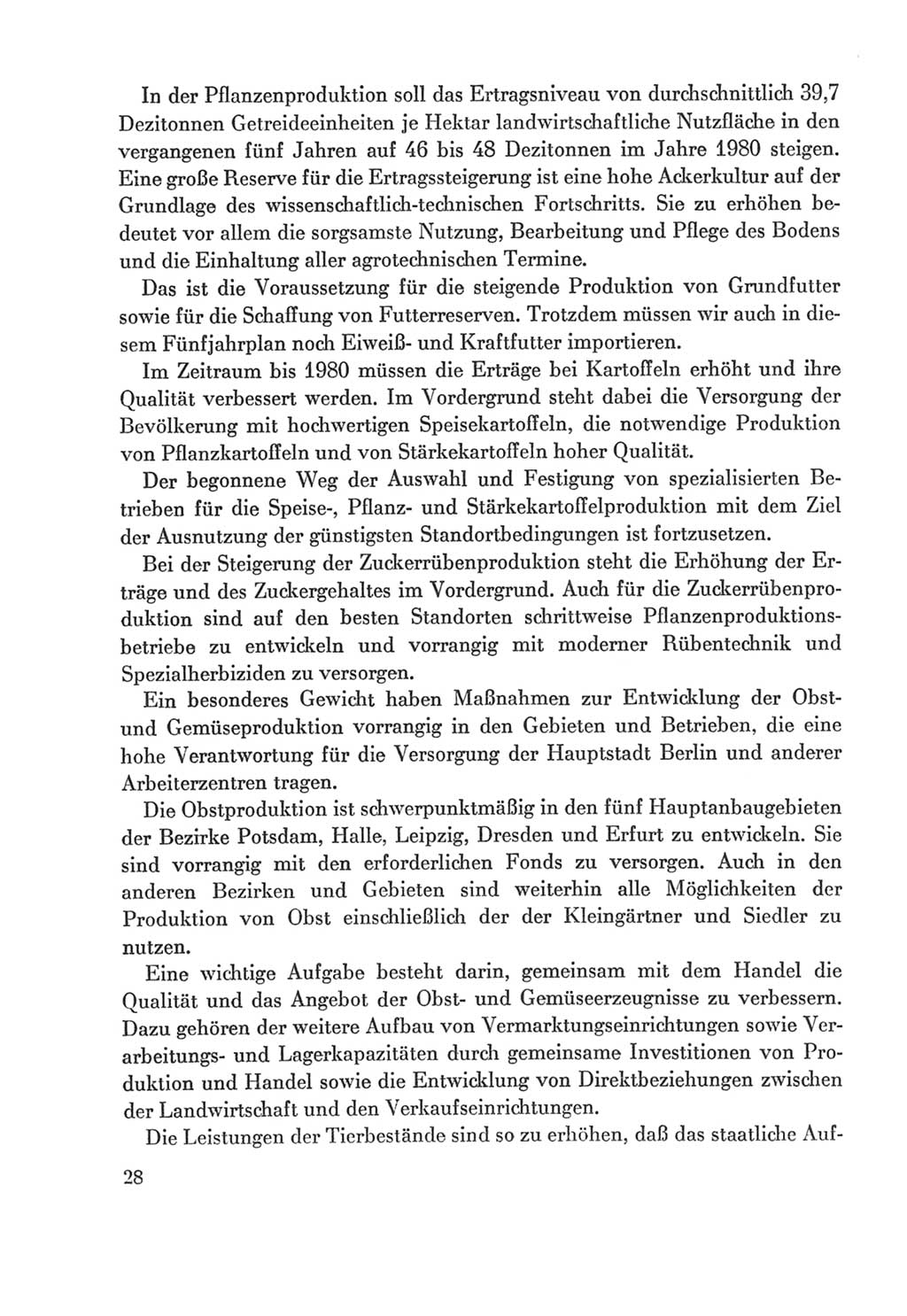 Protokoll der Verhandlungen des Ⅸ. Parteitages der Sozialistischen Einheitspartei Deutschlands (SED) [Deutsche Demokratische Republik (DDR)] 1976, Band 2, Seite 28 (Prot. Verh. Ⅸ. PT SED DDR 1976, Bd. 2, S. 28)