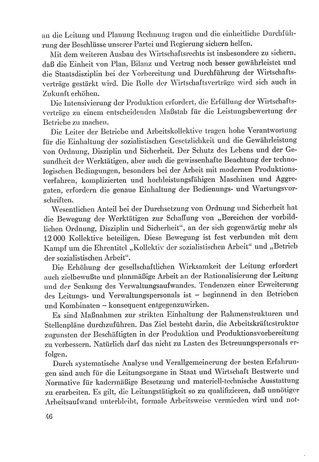 Protokoll der Verhandlungen des Ⅸ. Parteitages der Sozialistischen Einheitspartei Deutschlands (SED) [Deutsche Demokratische Republik (DDR)] 1976, Band 2, Seite 46 (Prot. Verh. Ⅸ. PT SED DDR 1976, Bd. 2, S. 46)