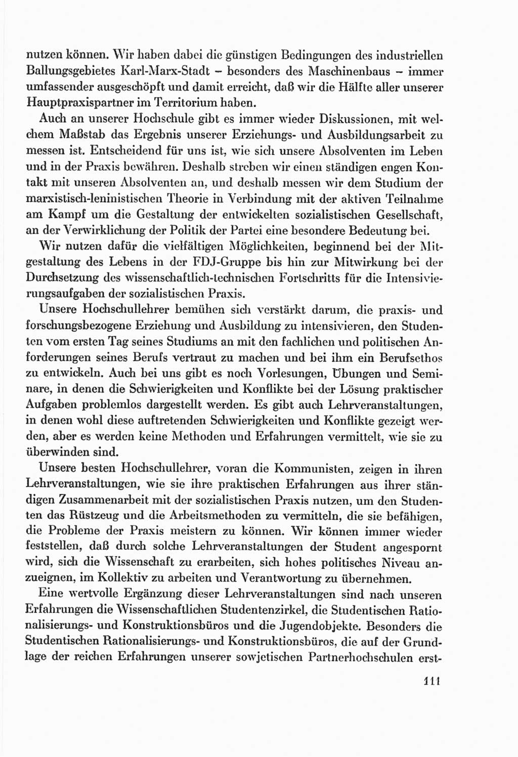 Protokoll der Verhandlungen des Ⅸ. Parteitages der Sozialistischen Einheitspartei Deutschlands (SED) [Deutsche Demokratische Republik (DDR)] 1976, Band 2, Seite 111 (Prot. Verh. Ⅸ. PT SED DDR 1976, Bd. 2, S. 111)