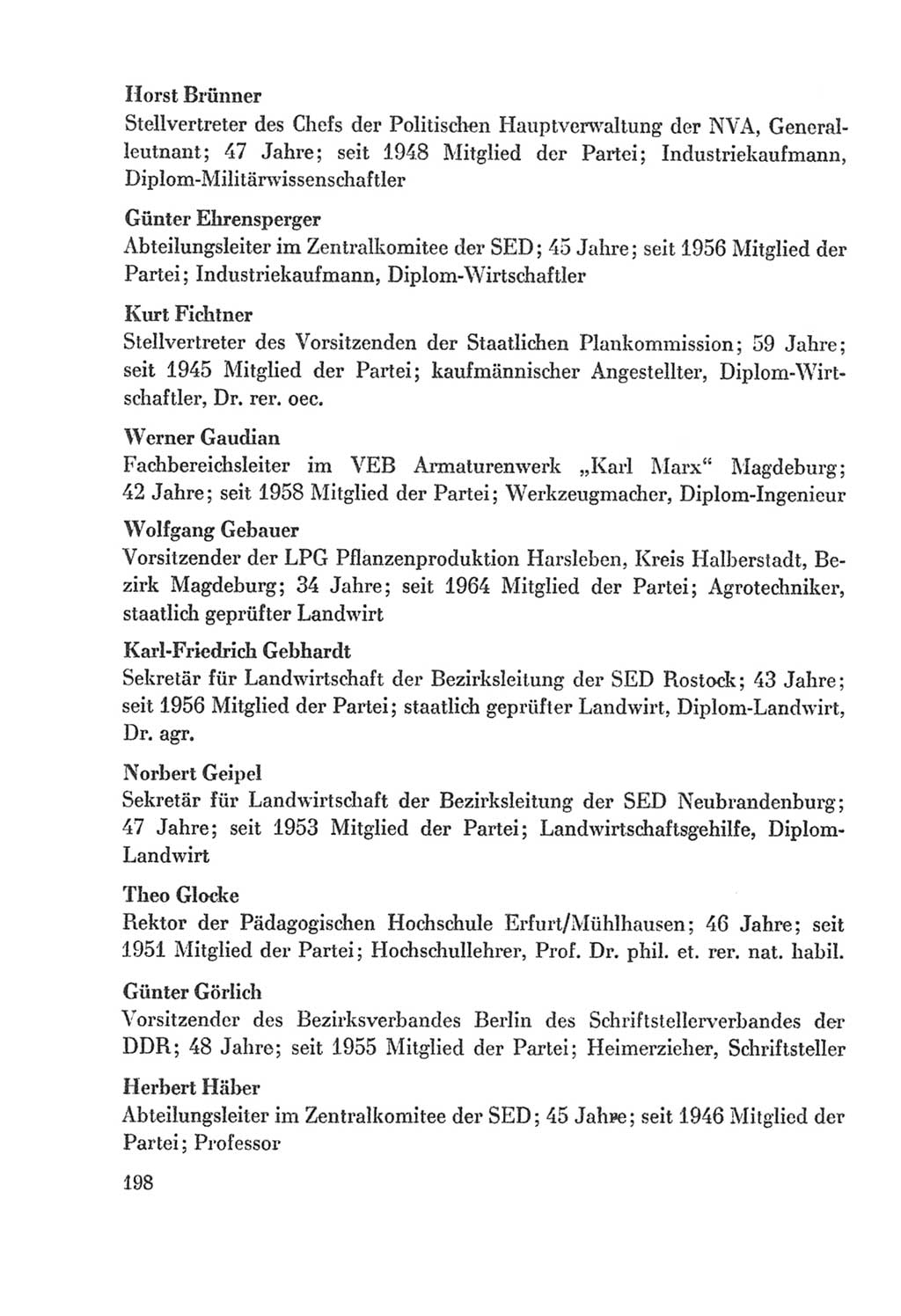 Protokoll der Verhandlungen des Ⅸ. Parteitages der Sozialistischen Einheitspartei Deutschlands (SED) [Deutsche Demokratische Republik (DDR)] 1976, Band 2, Seite 198 (Prot. Verh. Ⅸ. PT SED DDR 1976, Bd. 2, S. 198)