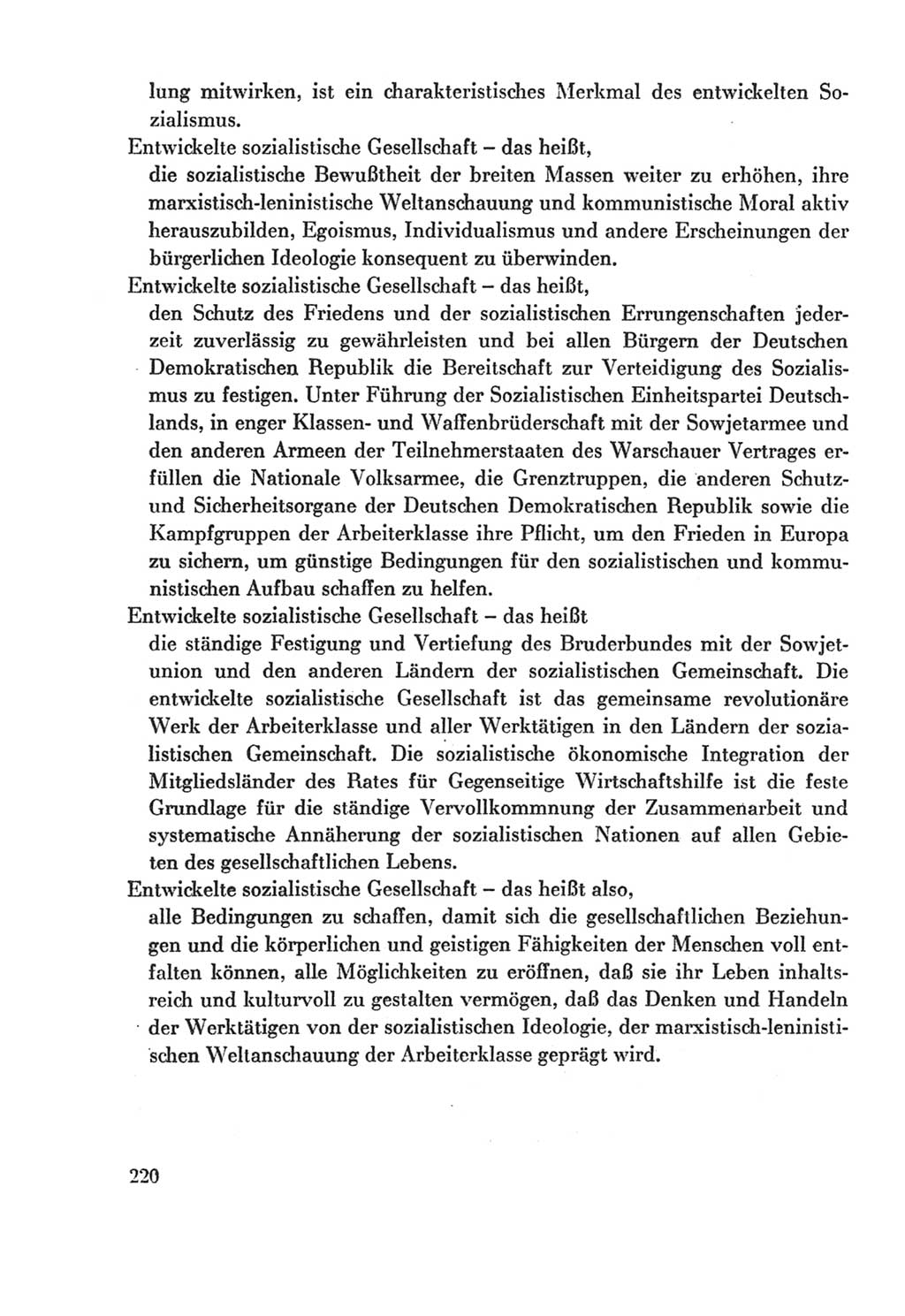 Protokoll der Verhandlungen des Ⅸ. Parteitages der Sozialistischen Einheitspartei Deutschlands (SED) [Deutsche Demokratische Republik (DDR)] 1976, Band 2, Seite 220 (Prot. Verh. Ⅸ. PT SED DDR 1976, Bd. 2, S. 220)