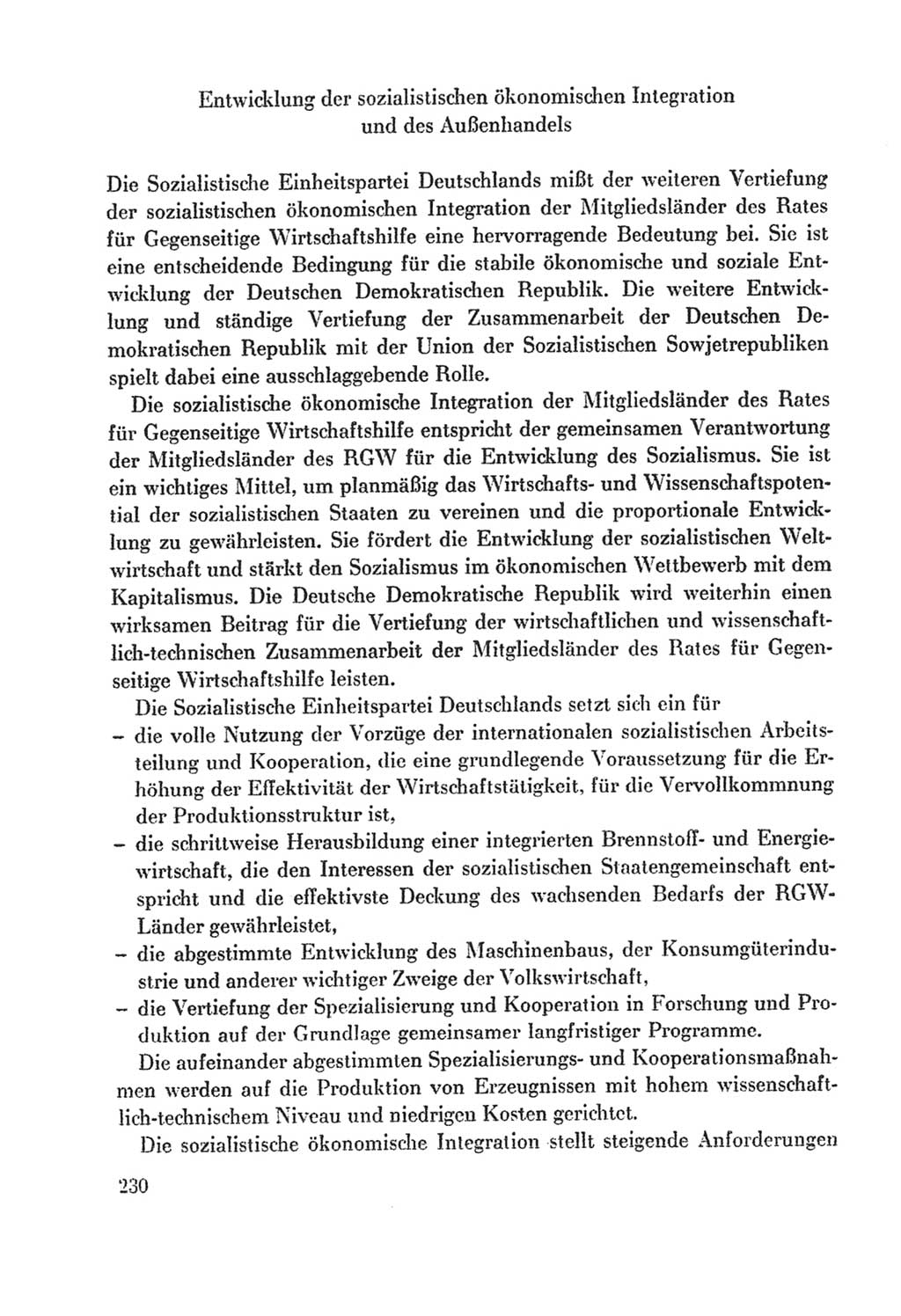 Protokoll der Verhandlungen des Ⅸ. Parteitages der Sozialistischen Einheitspartei Deutschlands (SED) [Deutsche Demokratische Republik (DDR)] 1976, Band 2, Seite 230 (Prot. Verh. Ⅸ. PT SED DDR 1976, Bd. 2, S. 230)