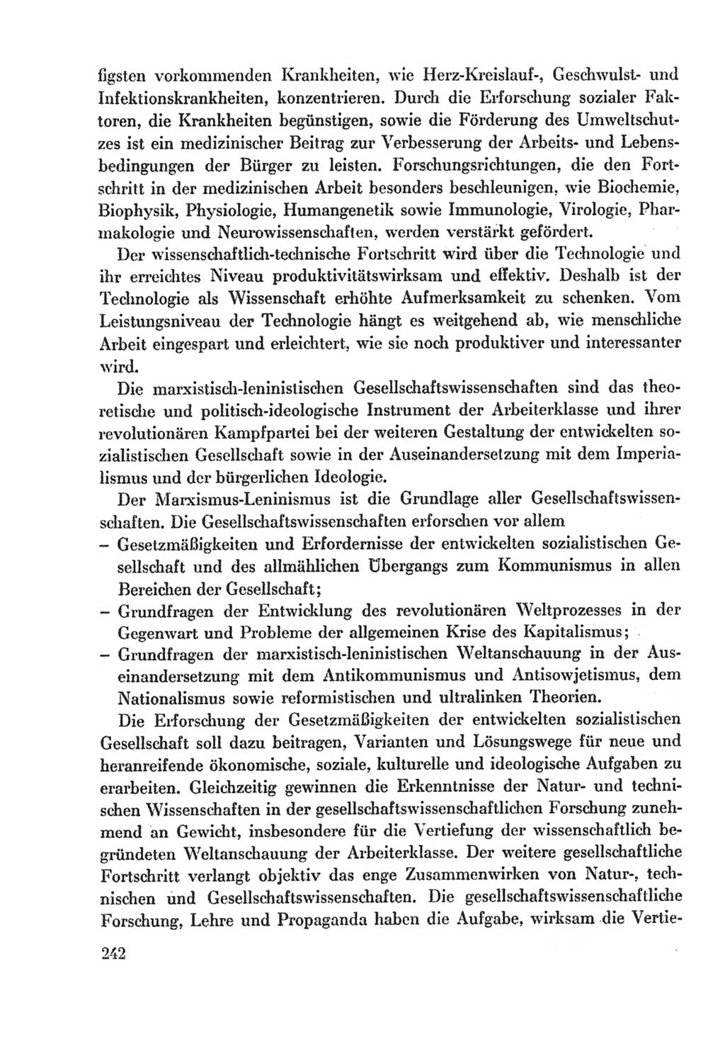 Protokoll der Verhandlungen des Ⅸ. Parteitages der Sozialistischen Einheitspartei Deutschlands (SED) [Deutsche Demokratische Republik (DDR)] 1976, Band 2, Seite 242 (Prot. Verh. Ⅸ. PT SED DDR 1976, Bd. 2, S. 242)