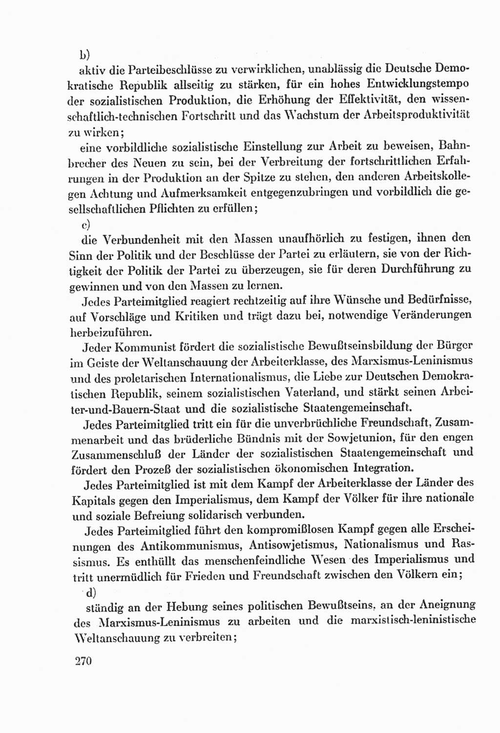 Protokoll der Verhandlungen des Ⅸ. Parteitages der Sozialistischen Einheitspartei Deutschlands (SED) [Deutsche Demokratische Republik (DDR)] 1976, Band 2, Seite 270 (Prot. Verh. Ⅸ. PT SED DDR 1976, Bd. 2, S. 270)