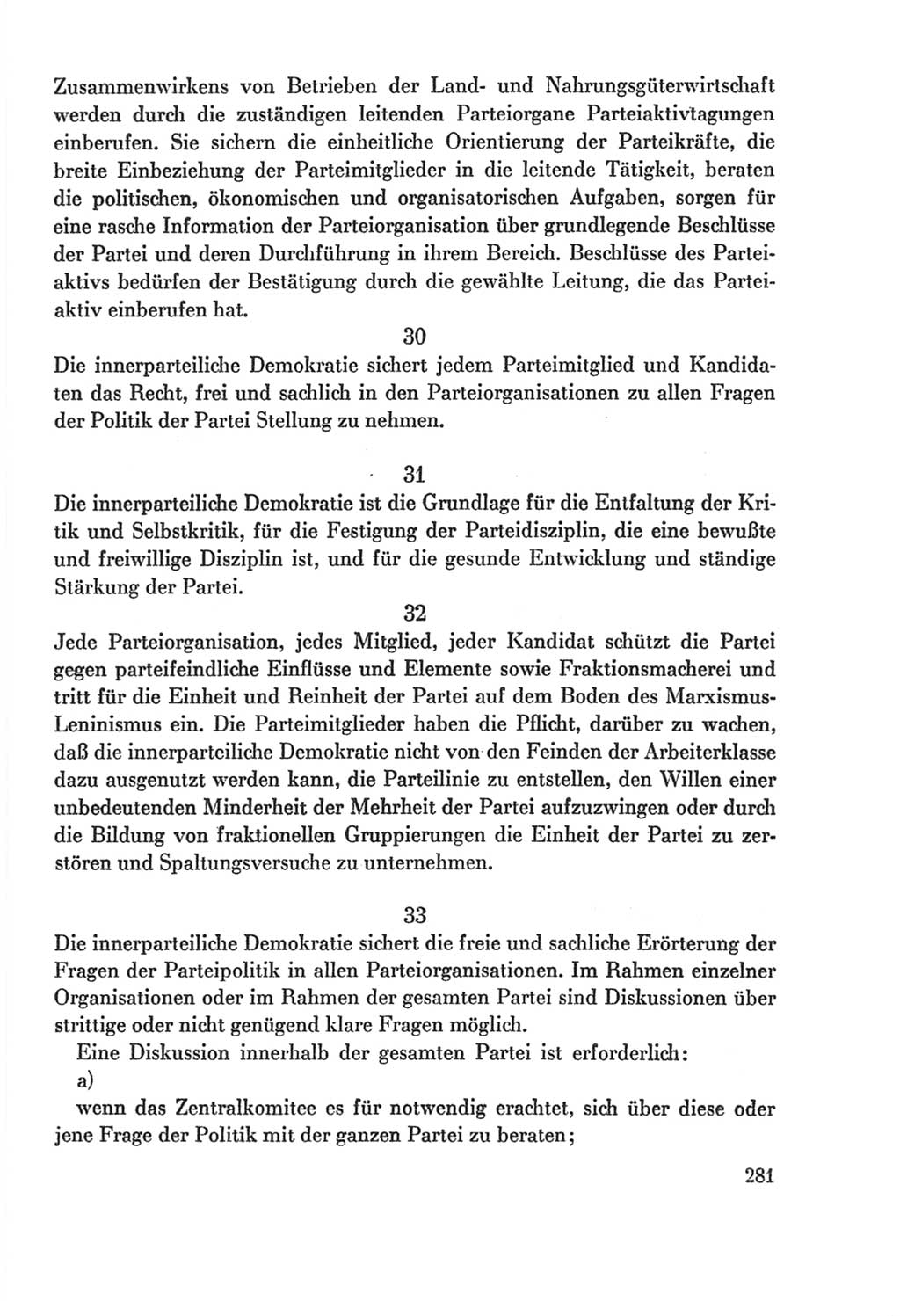 Protokoll der Verhandlungen des Ⅸ. Parteitages der Sozialistischen Einheitspartei Deutschlands (SED) [Deutsche Demokratische Republik (DDR)] 1976, Band 2, Seite 281 (Prot. Verh. Ⅸ. PT SED DDR 1976, Bd. 2, S. 281)