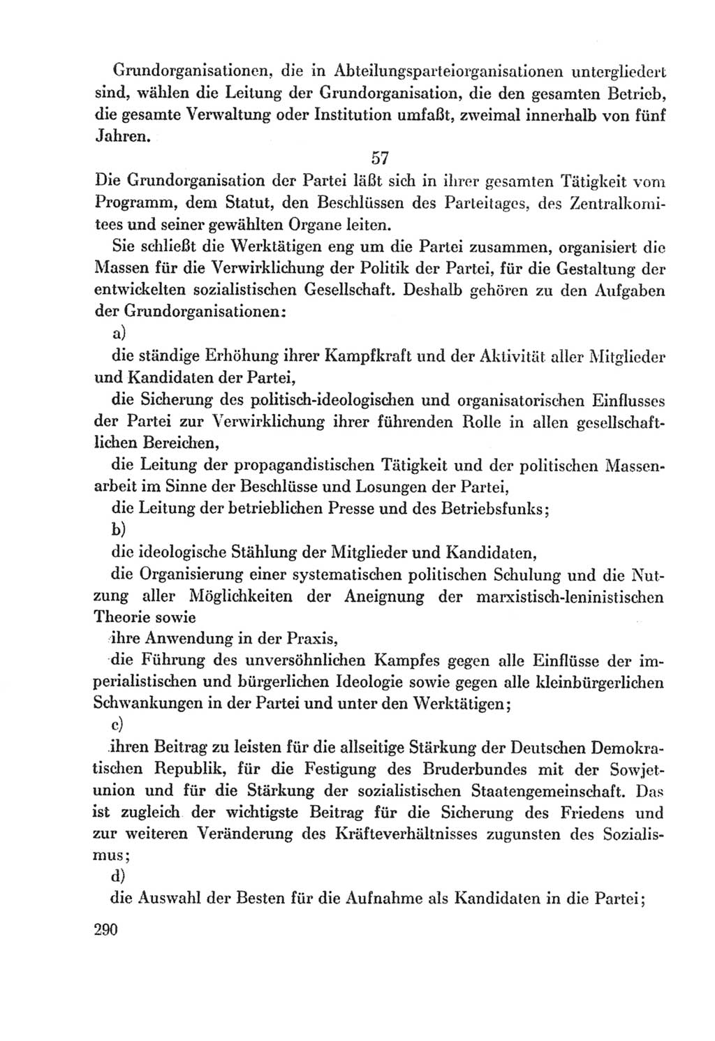 Protokoll der Verhandlungen des Ⅸ. Parteitages der Sozialistischen Einheitspartei Deutschlands (SED) [Deutsche Demokratische Republik (DDR)] 1976, Band 2, Seite 290 (Prot. Verh. Ⅸ. PT SED DDR 1976, Bd. 2, S. 290)