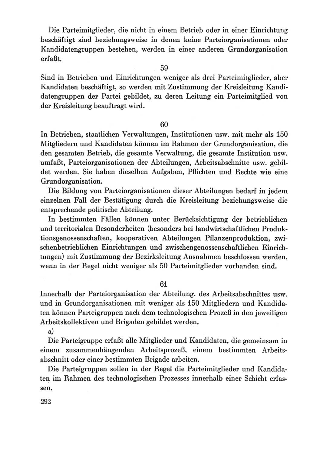Protokoll der Verhandlungen des Ⅸ. Parteitages der Sozialistischen Einheitspartei Deutschlands (SED) [Deutsche Demokratische Republik (DDR)] 1976, Band 2, Seite 292 (Prot. Verh. Ⅸ. PT SED DDR 1976, Bd. 2, S. 292)