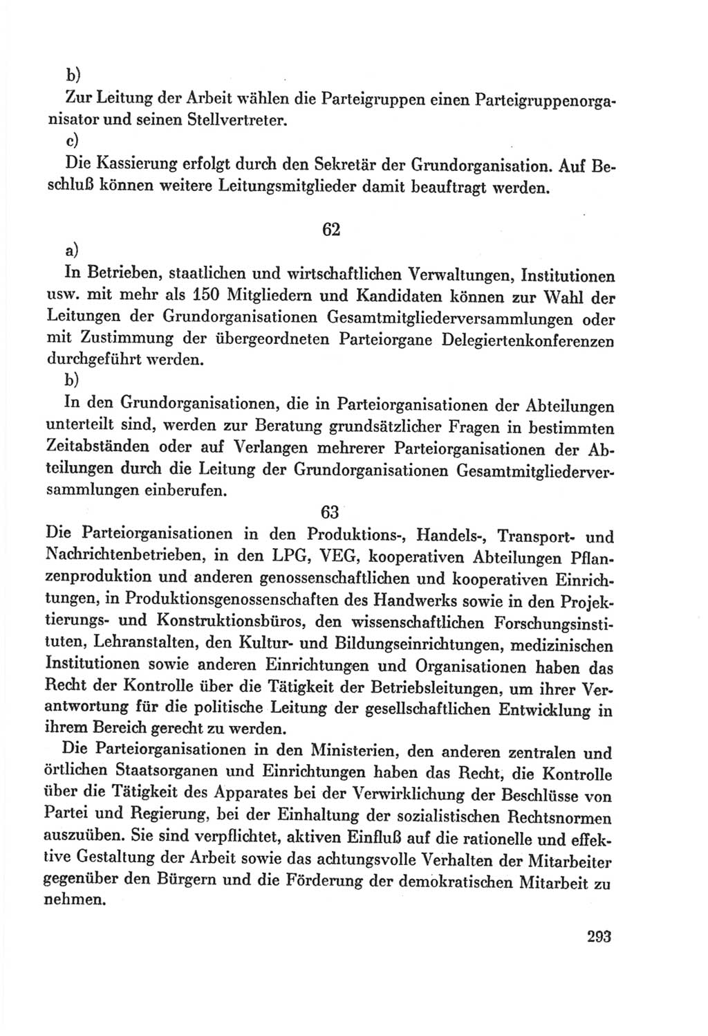 Protokoll der Verhandlungen des Ⅸ. Parteitages der Sozialistischen Einheitspartei Deutschlands (SED) [Deutsche Demokratische Republik (DDR)] 1976, Band 2, Seite 293 (Prot. Verh. Ⅸ. PT SED DDR 1976, Bd. 2, S. 293)