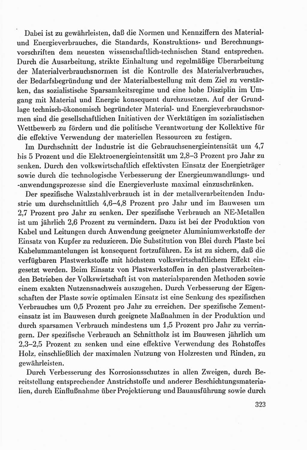 Protokoll der Verhandlungen des Ⅸ. Parteitages der Sozialistischen Einheitspartei Deutschlands (SED) [Deutsche Demokratische Republik (DDR)] 1976, Band 2, Seite 323 (Prot. Verh. Ⅸ. PT SED DDR 1976, Bd. 2, S. 323)