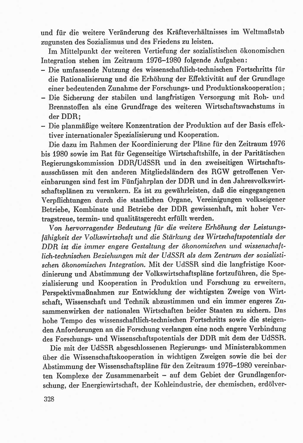 Protokoll der Verhandlungen des Ⅸ. Parteitages der Sozialistischen Einheitspartei Deutschlands (SED) [Deutsche Demokratische Republik (DDR)] 1976, Band 2, Seite 328 (Prot. Verh. Ⅸ. PT SED DDR 1976, Bd. 2, S. 328)
