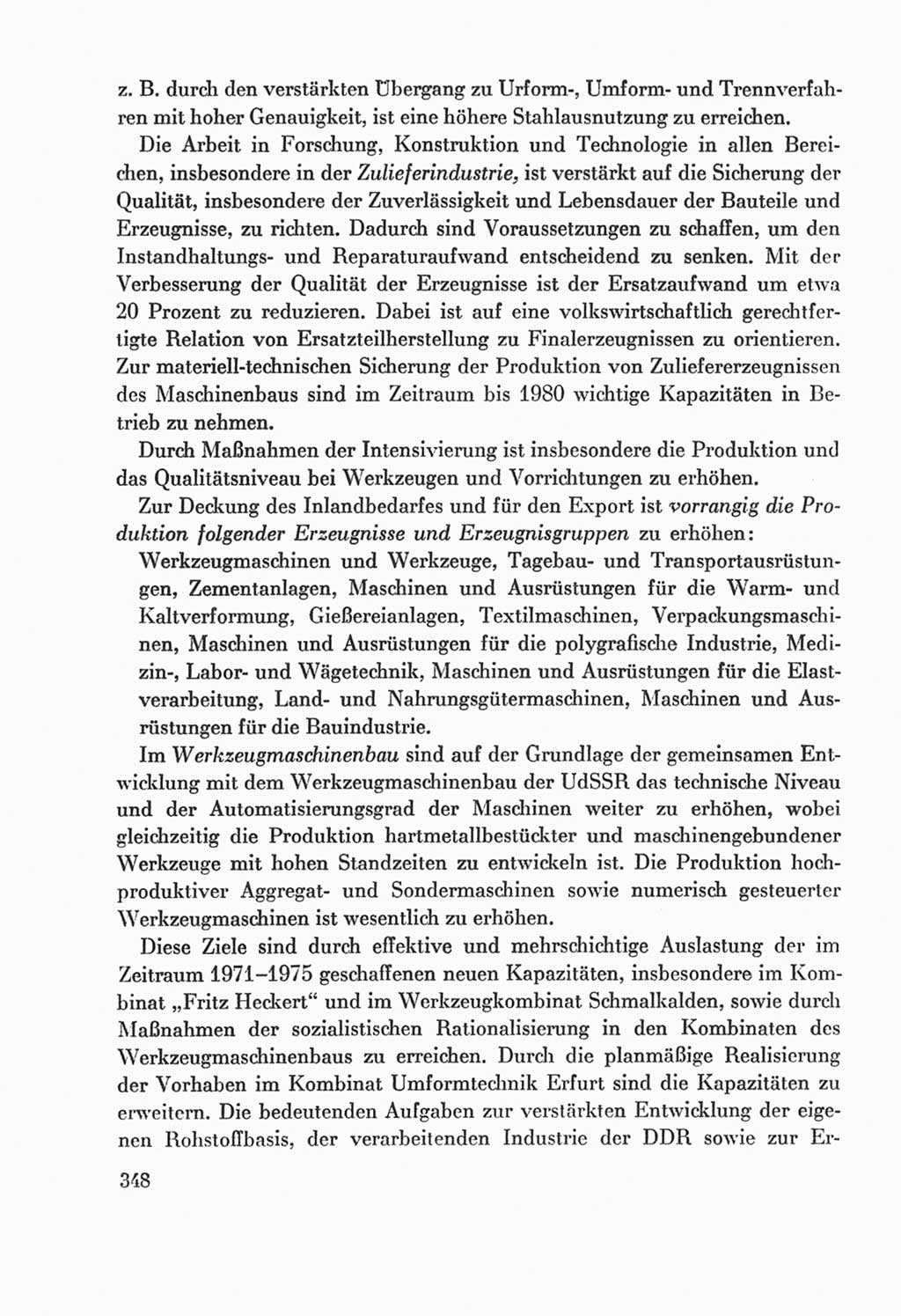 Protokoll der Verhandlungen des Ⅸ. Parteitages der Sozialistischen Einheitspartei Deutschlands (SED) [Deutsche Demokratische Republik (DDR)] 1976, Band 2, Seite 348 (Prot. Verh. Ⅸ. PT SED DDR 1976, Bd. 2, S. 348)