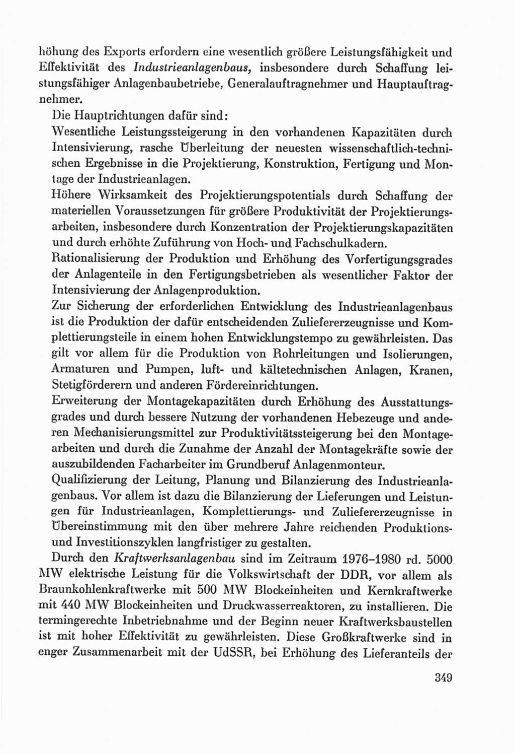 Protokoll der Verhandlungen des Ⅸ. Parteitages der Sozialistischen Einheitspartei Deutschlands (SED) [Deutsche Demokratische Republik (DDR)] 1976, Band 2, Seite 349 (Prot. Verh. Ⅸ. PT SED DDR 1976, Bd. 2, S. 349)