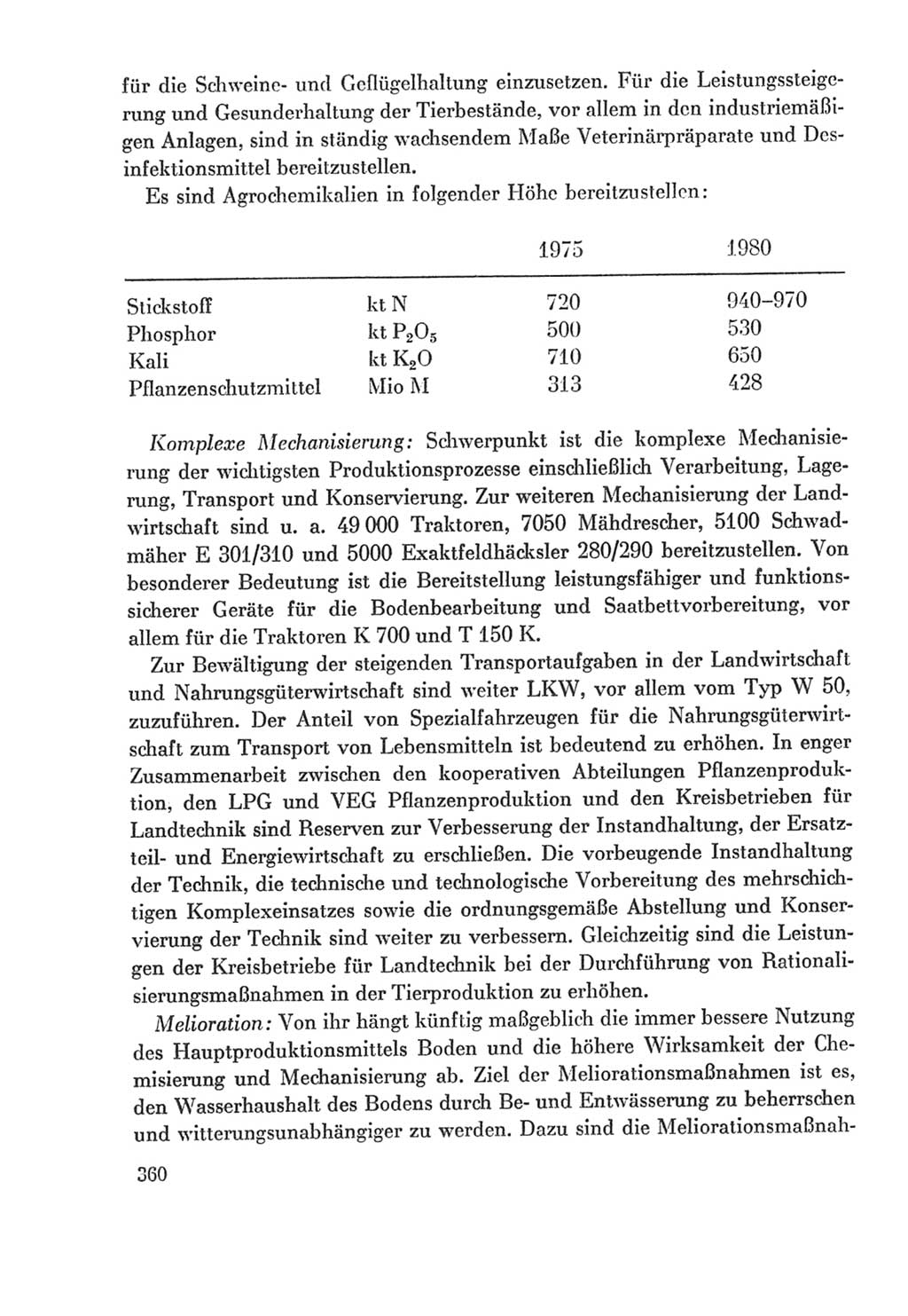 Protokoll der Verhandlungen des Ⅸ. Parteitages der Sozialistischen Einheitspartei Deutschlands (SED) [Deutsche Demokratische Republik (DDR)] 1976, Band 2, Seite 360 (Prot. Verh. Ⅸ. PT SED DDR 1976, Bd. 2, S. 360)