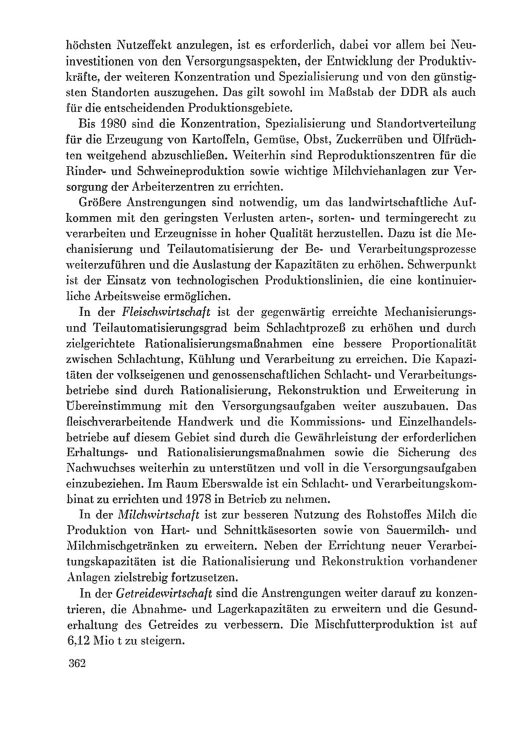 Protokoll der Verhandlungen des Ⅸ. Parteitages der Sozialistischen Einheitspartei Deutschlands (SED) [Deutsche Demokratische Republik (DDR)] 1976, Band 2, Seite 362 (Prot. Verh. Ⅸ. PT SED DDR 1976, Bd. 2, S. 362)