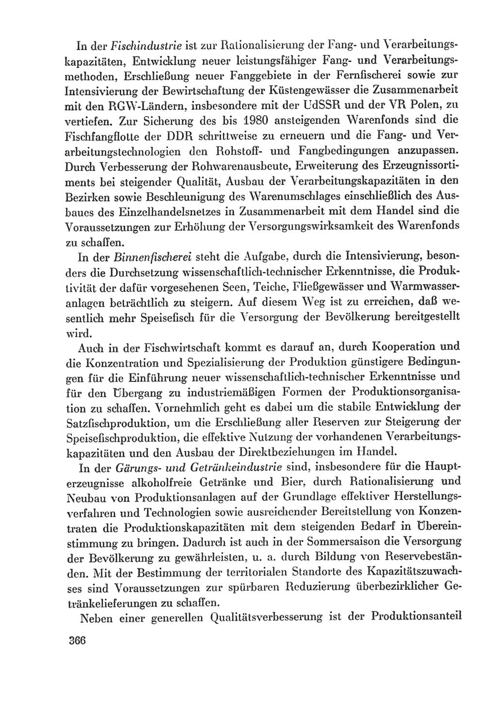 Protokoll der Verhandlungen des Ⅸ. Parteitages der Sozialistischen Einheitspartei Deutschlands (SED) [Deutsche Demokratische Republik (DDR)] 1976, Band 2, Seite 366 (Prot. Verh. Ⅸ. PT SED DDR 1976, Bd. 2, S. 366)
